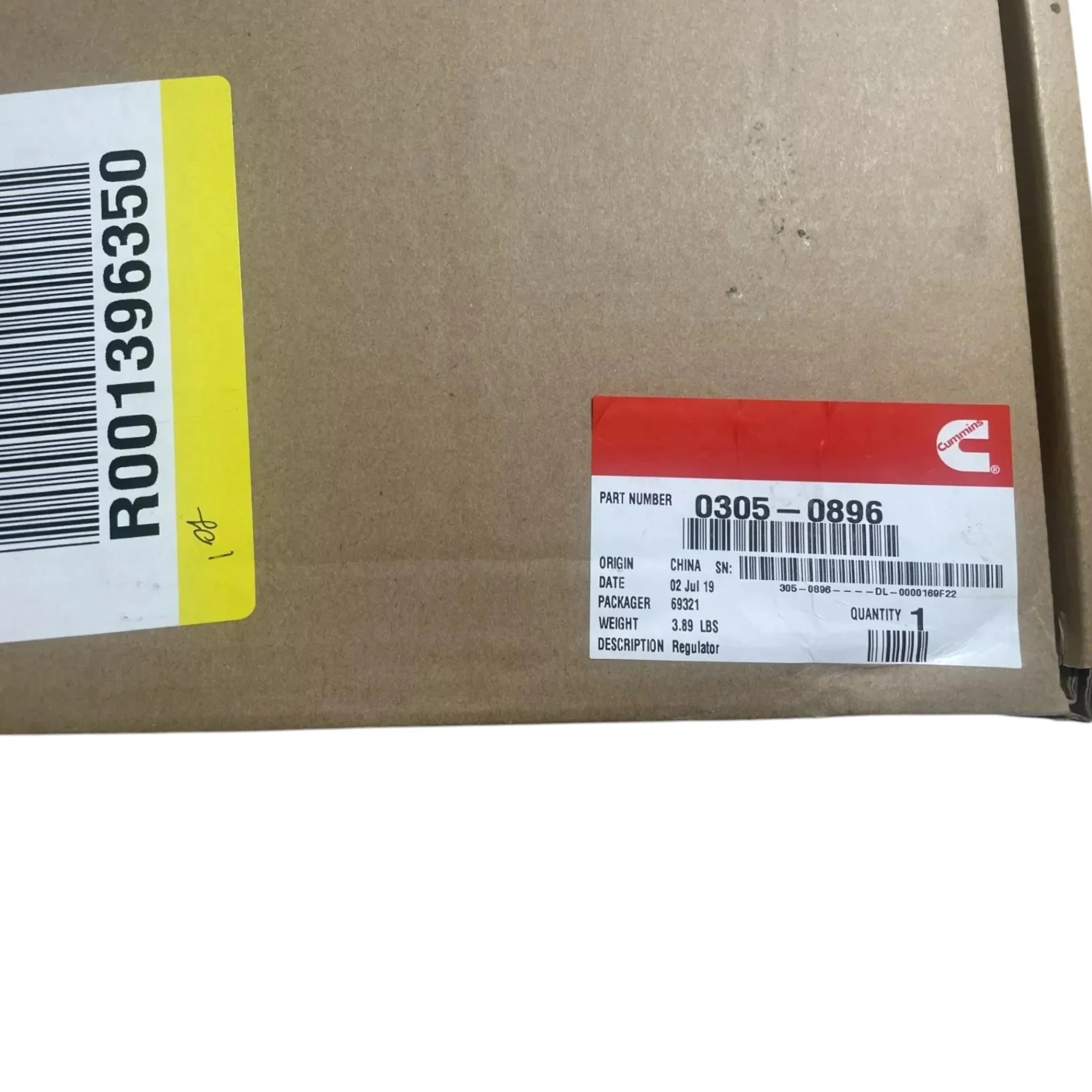 0305-0896 Genuine Cummins Voltage Regulator