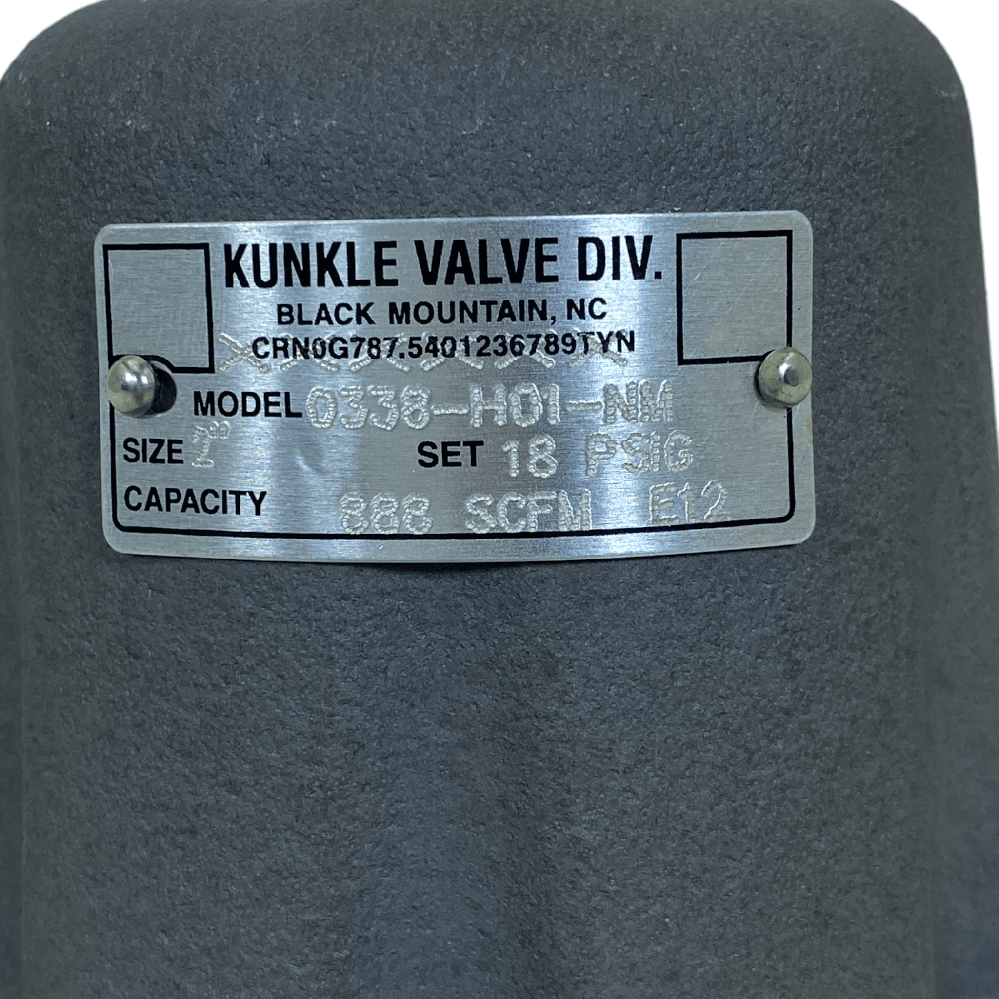 0338-H01-Nm0007 0338H01Nm0007 Kunkle Relief Valve - ADVANCED TRUCK PARTS