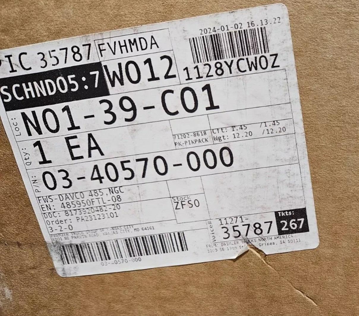 0345098000 Genuine Freightliner Water Separator