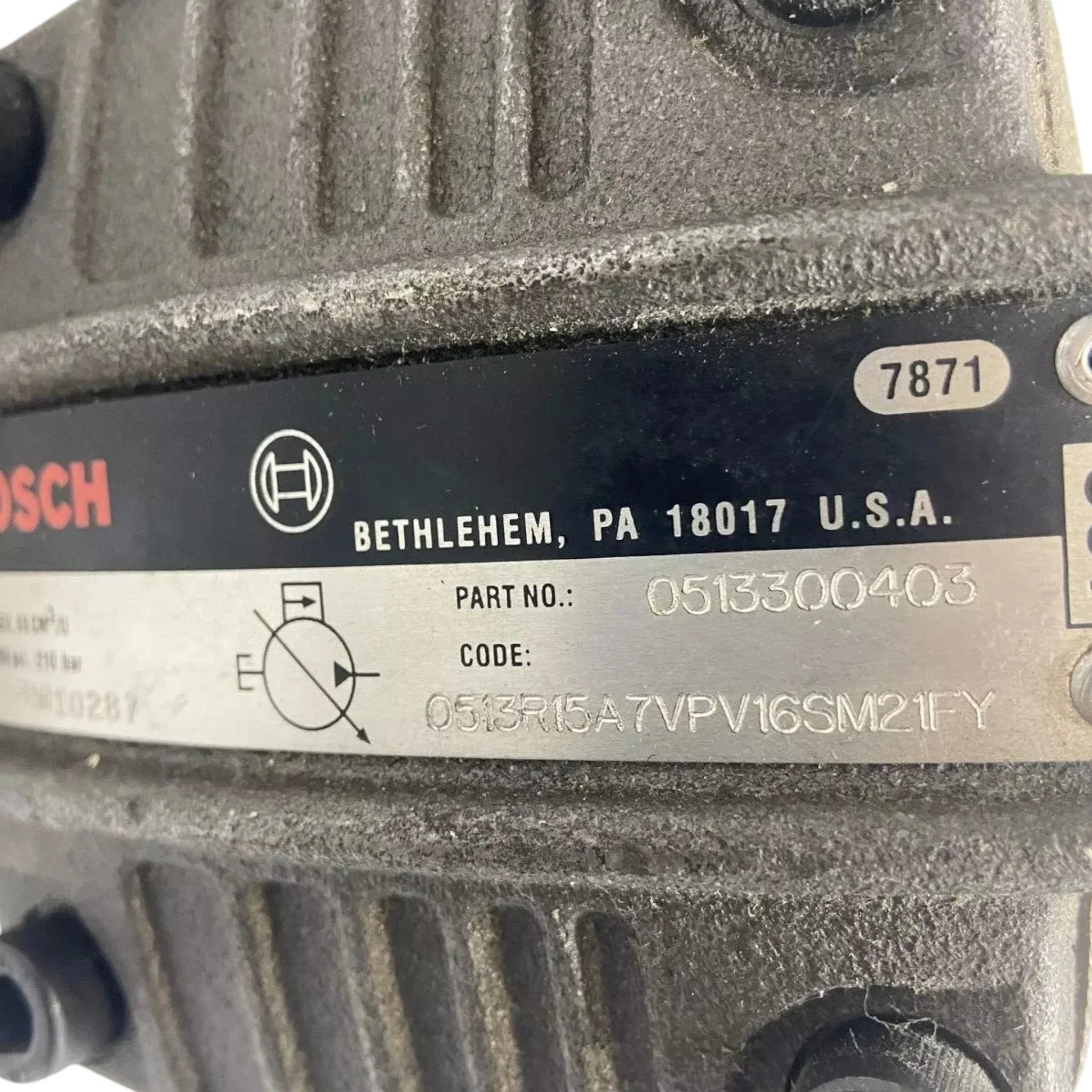 0513300403 Genuine Bosch Vane Pump 210 Bar