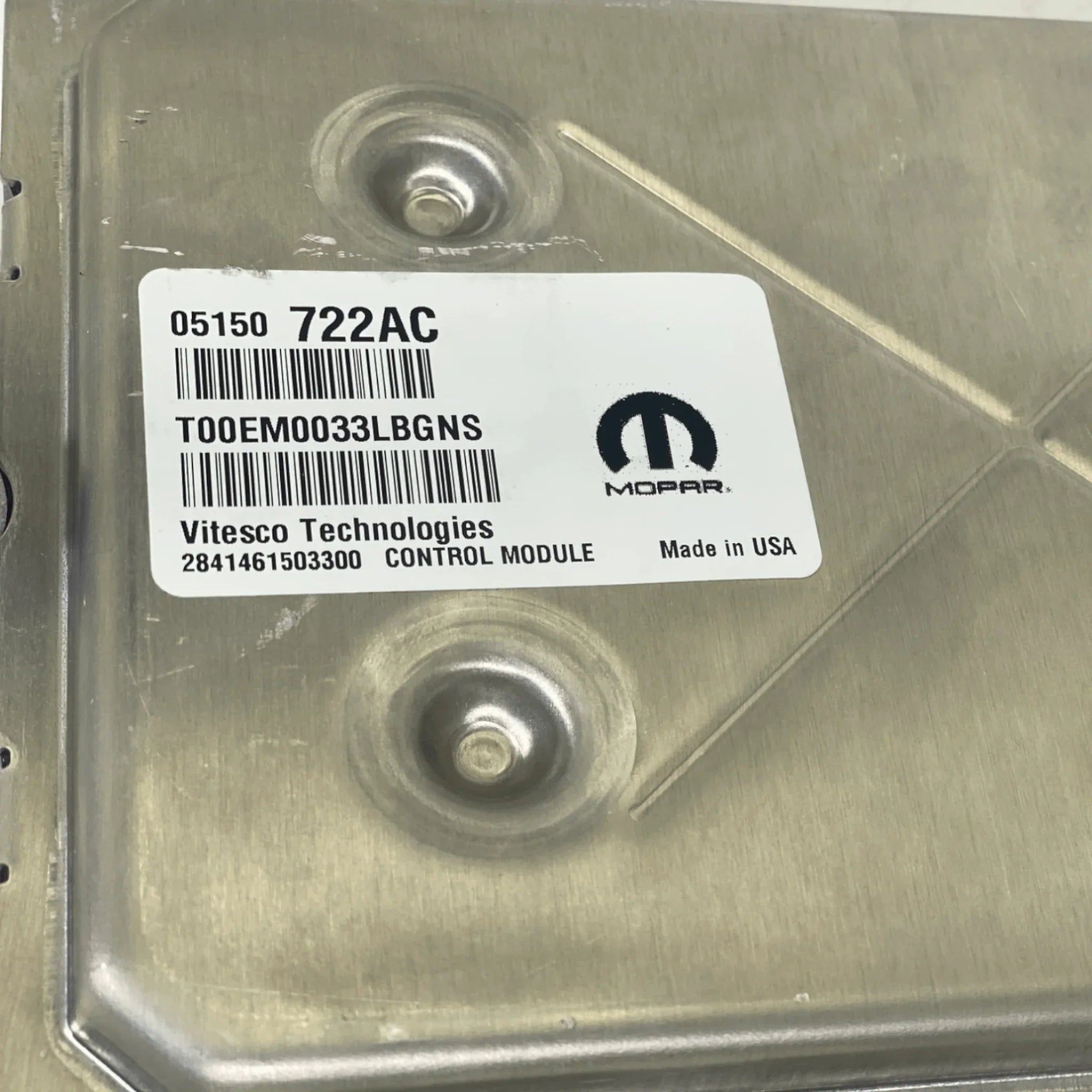 05150722AC Genuine Mopar ECM Engine Control Module