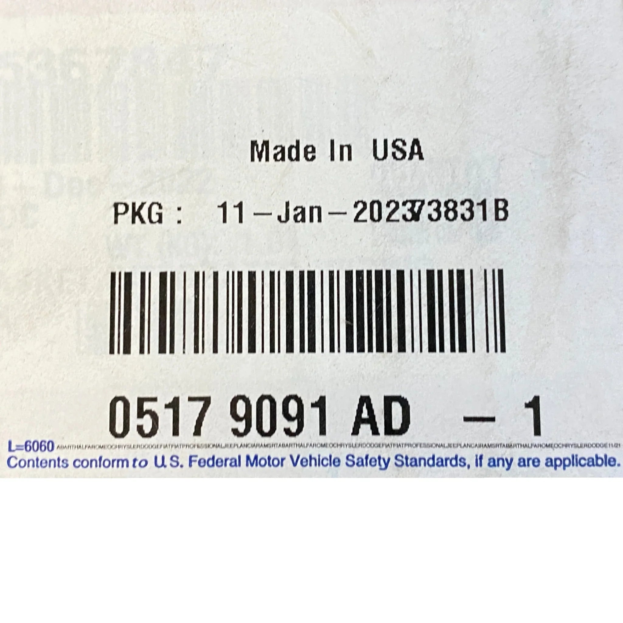 5179091AC Genuine Mopar Cylinder Head Cover Gasket
