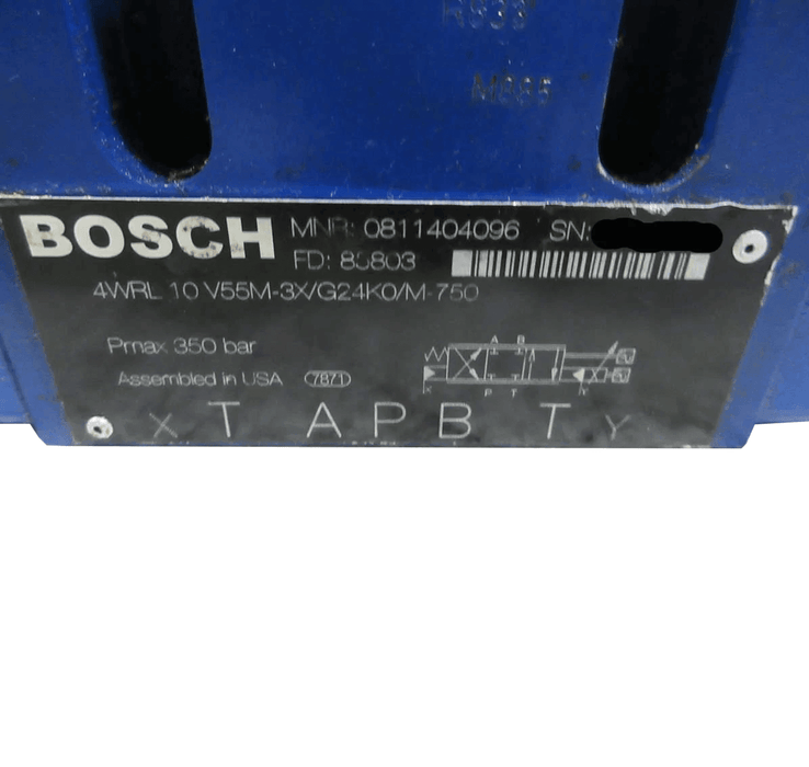 0811404096 Genuine Bosch Rexroth® Control Valve - ADVANCED TRUCK PARTS