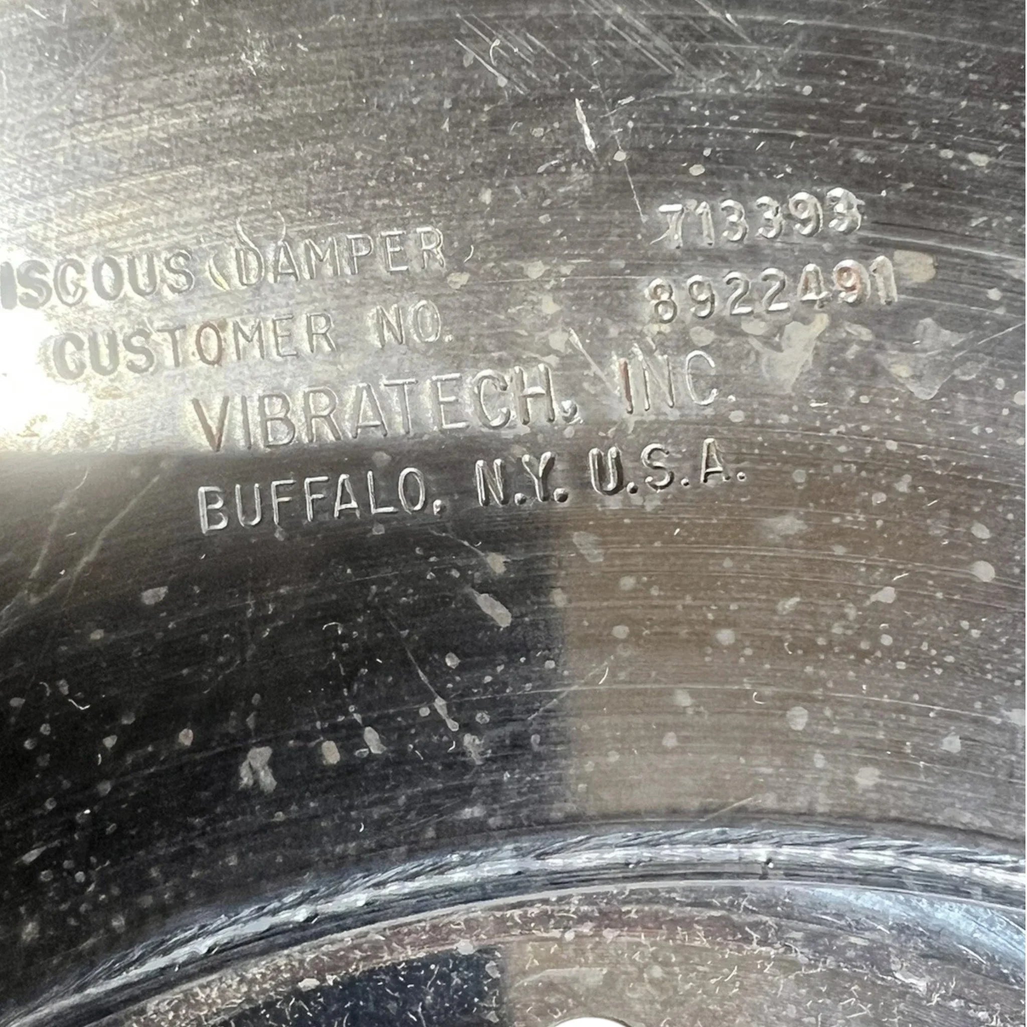 R8922491 Genuine Detroit Diesel Vibration Damper