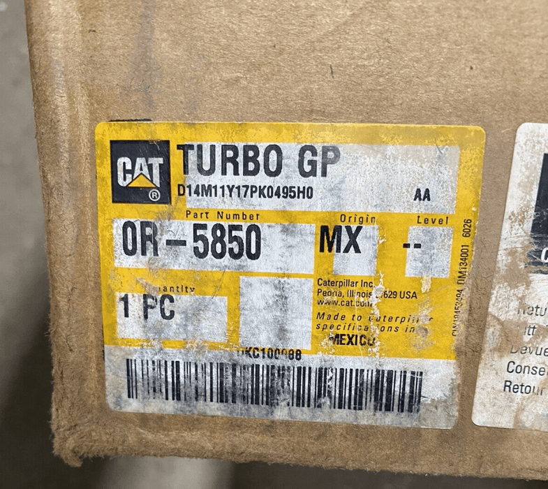 0R-5850 Genuine Caterpillar Turbocharger For Caterpillar D342 Engine - ADVANCED TRUCK PARTS