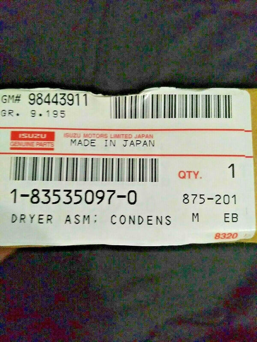 1-83535097-0 Genuine Isuzu Dryer Condenser For Isuzu