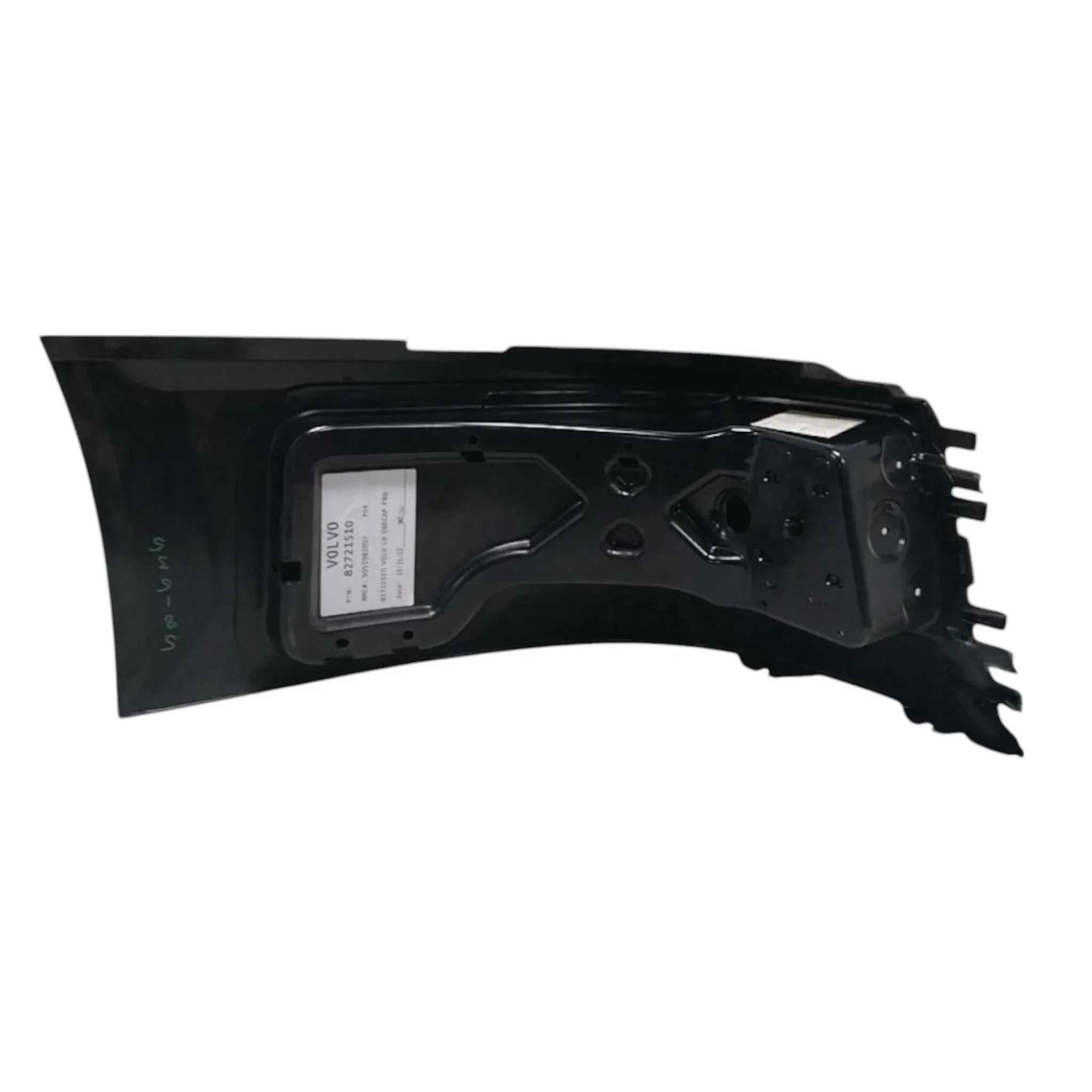 82721510 Genuine Mack Front Bumper Left Side Extension Black - Truck To Trailer