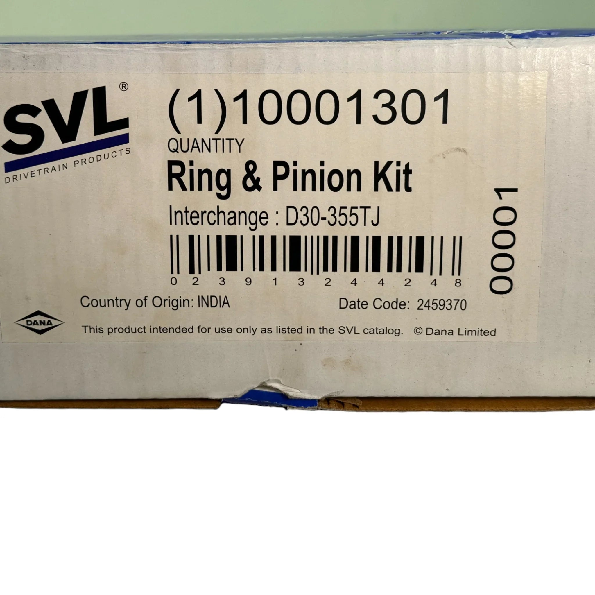 D30355TJ Genuine Dana Differential Ring And Pinion Set 3.55 Ratio