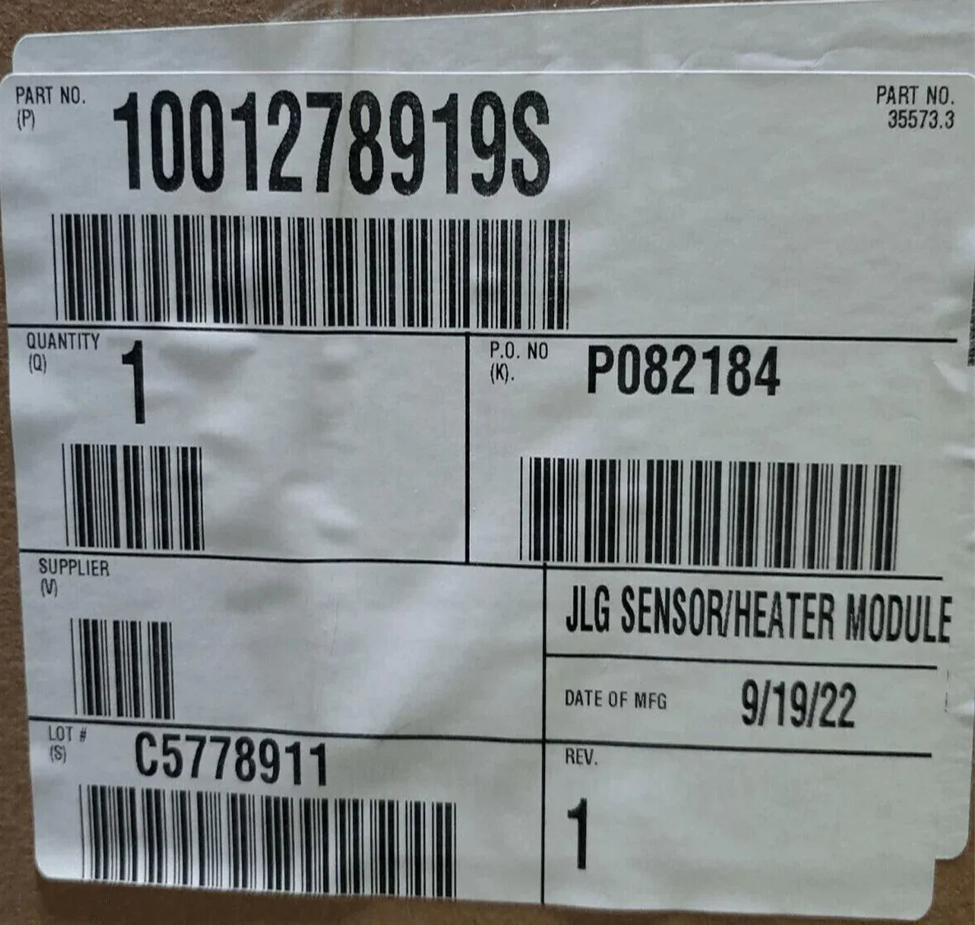 1001278919S Genuine Jlg Def Header Module