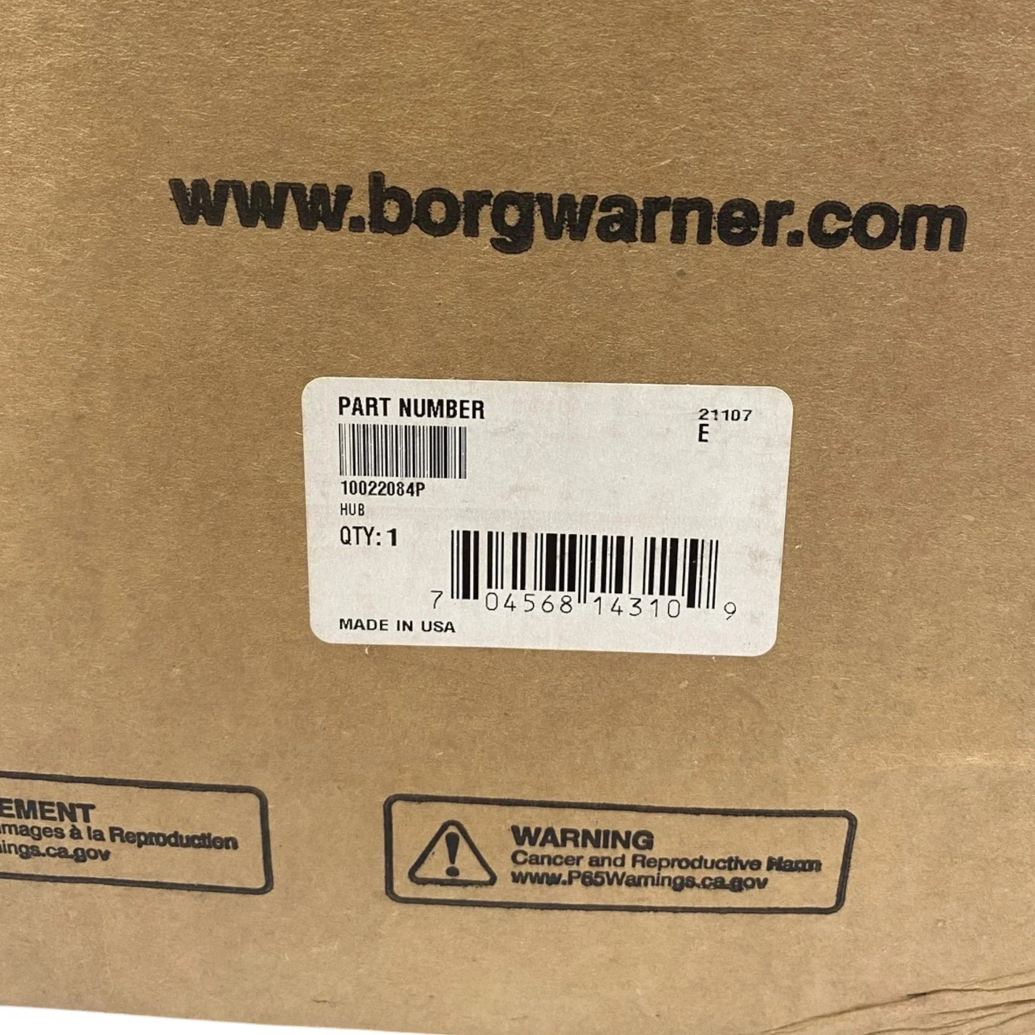 10022084P Genuine BorgWarner Engine Cooling Fan Hub