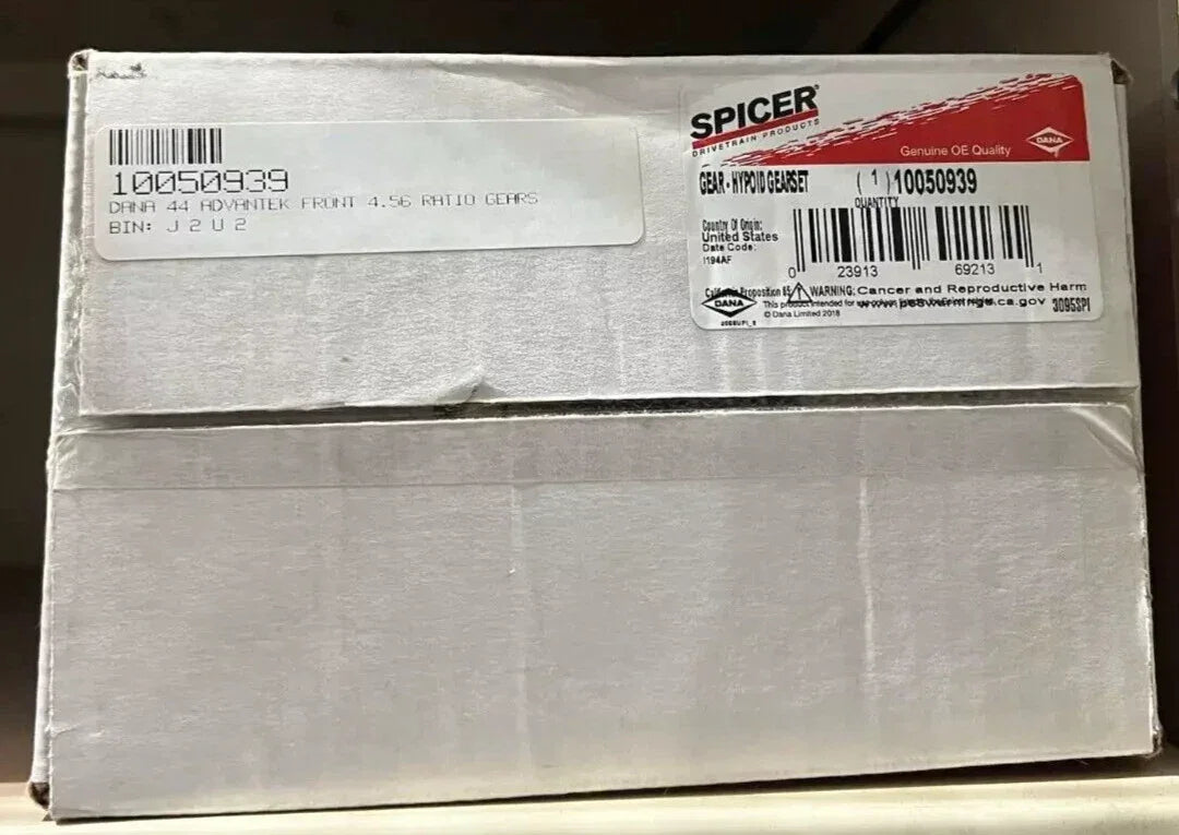 10050939 Genuine Spicer Ring And Pinion Gear Assembly 4.56 Ratio