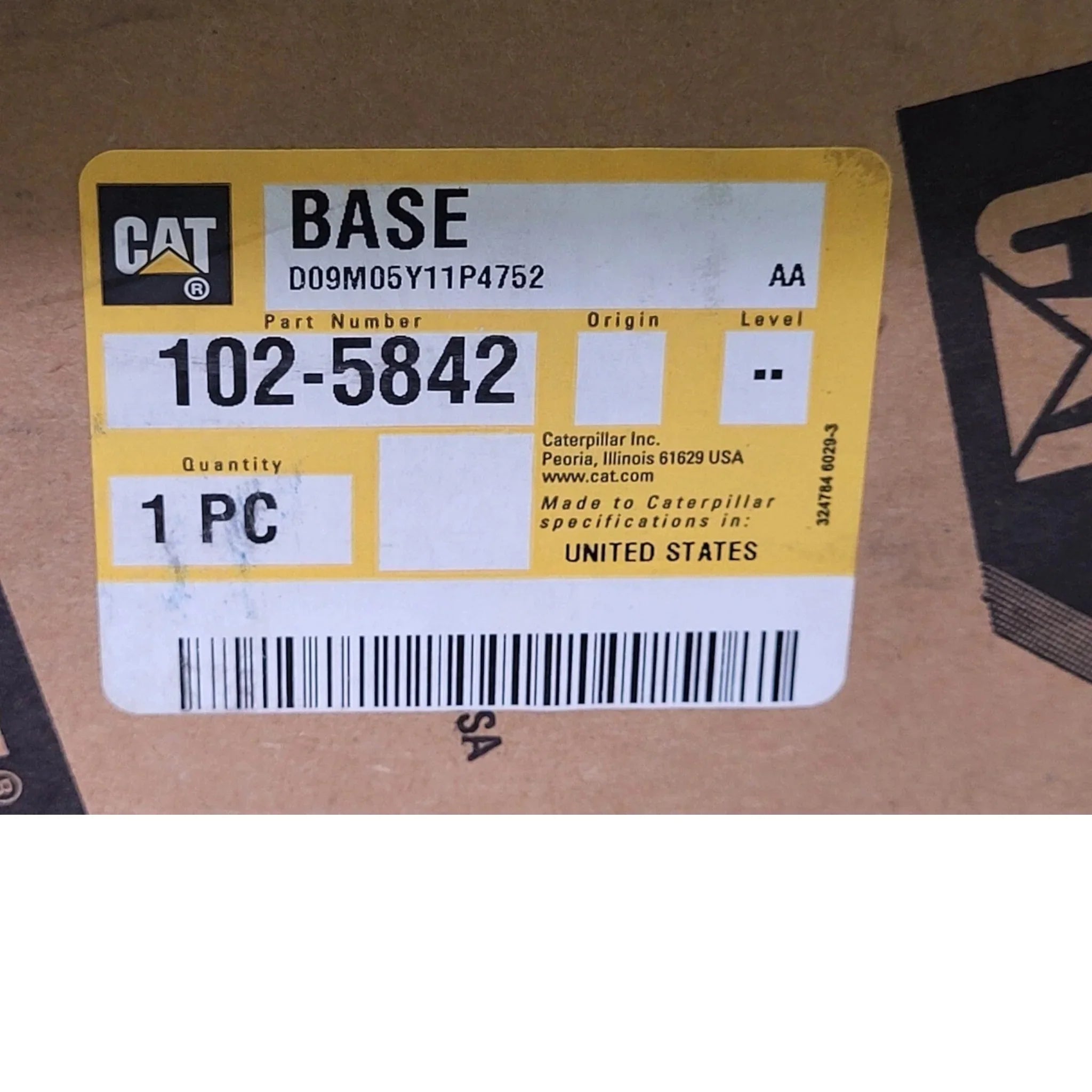 102-5842 CAT Engine Valve Base