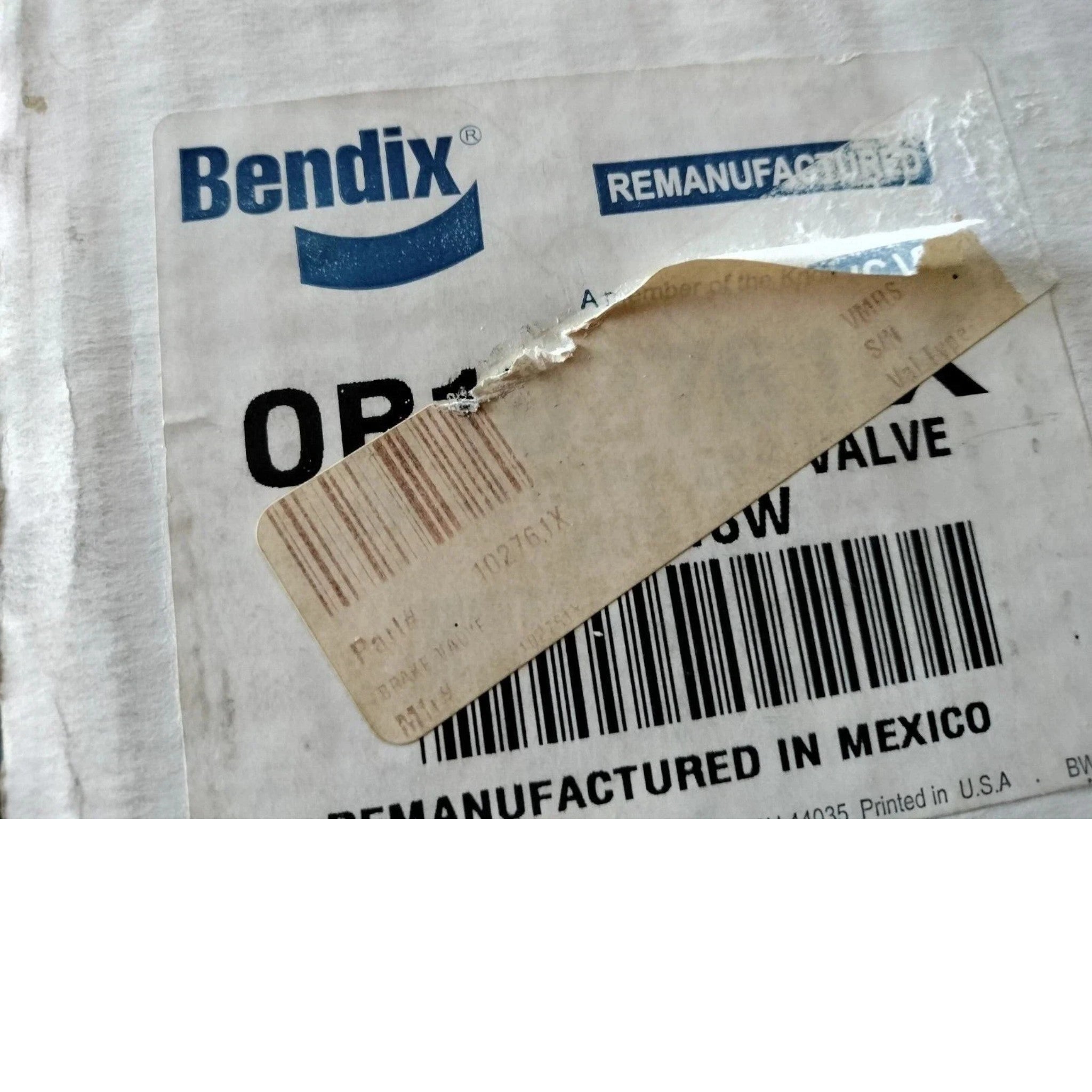 WA287376 Genuine Bendix Trailer Spring Brake Valve