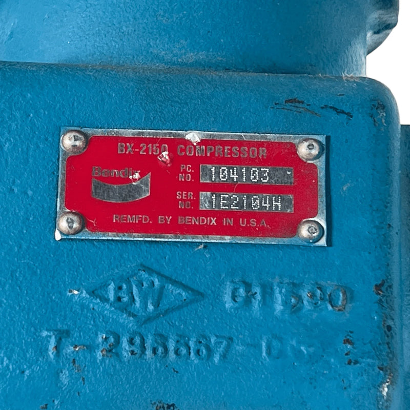 104002X Genuine Bendix Bx2150 Air Brake Compressor