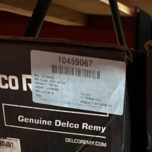 10459067 Genuine Delco Remy Alternator 24V