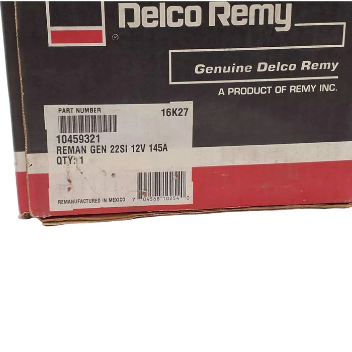 10459321 Genuine Delco Remy Alternator 22SI 145A