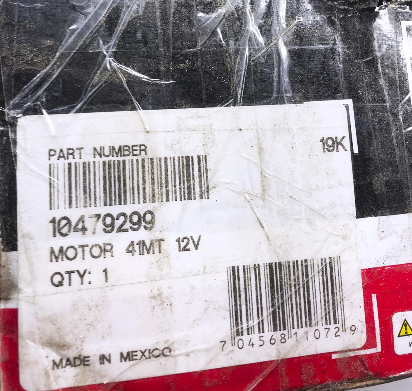 10479299 Genuine Delco Remy 12V Cw Starter Fits Various Industrial Applications
