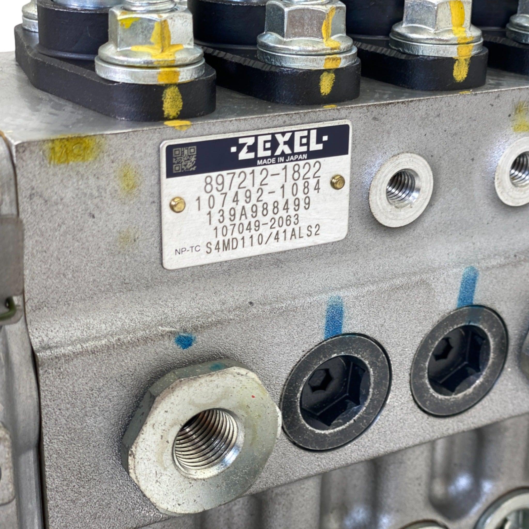 107492-1084 Genuine Zexel® Fuel Injection Pump - ADVANCED TRUCK PARTS
