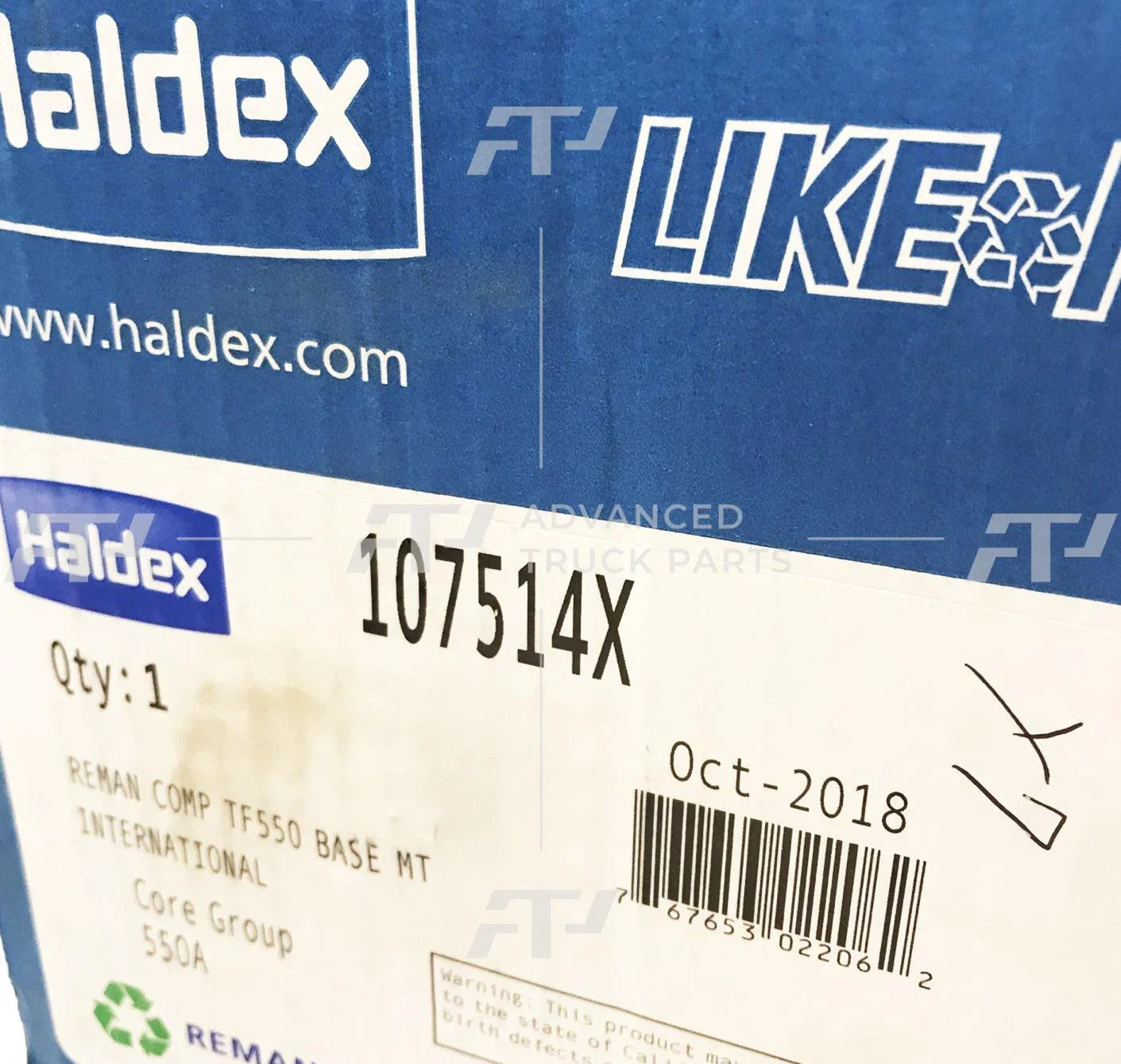 107514X Genuine Haldex Air Compressor Tf550 4 Hole Base Mount For International