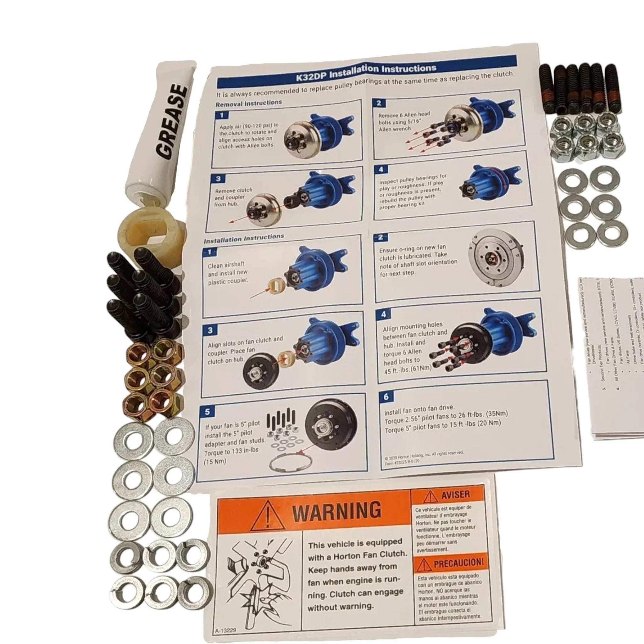 1090-09750-01 Borg Warner Air Operated Fan Clutch K32