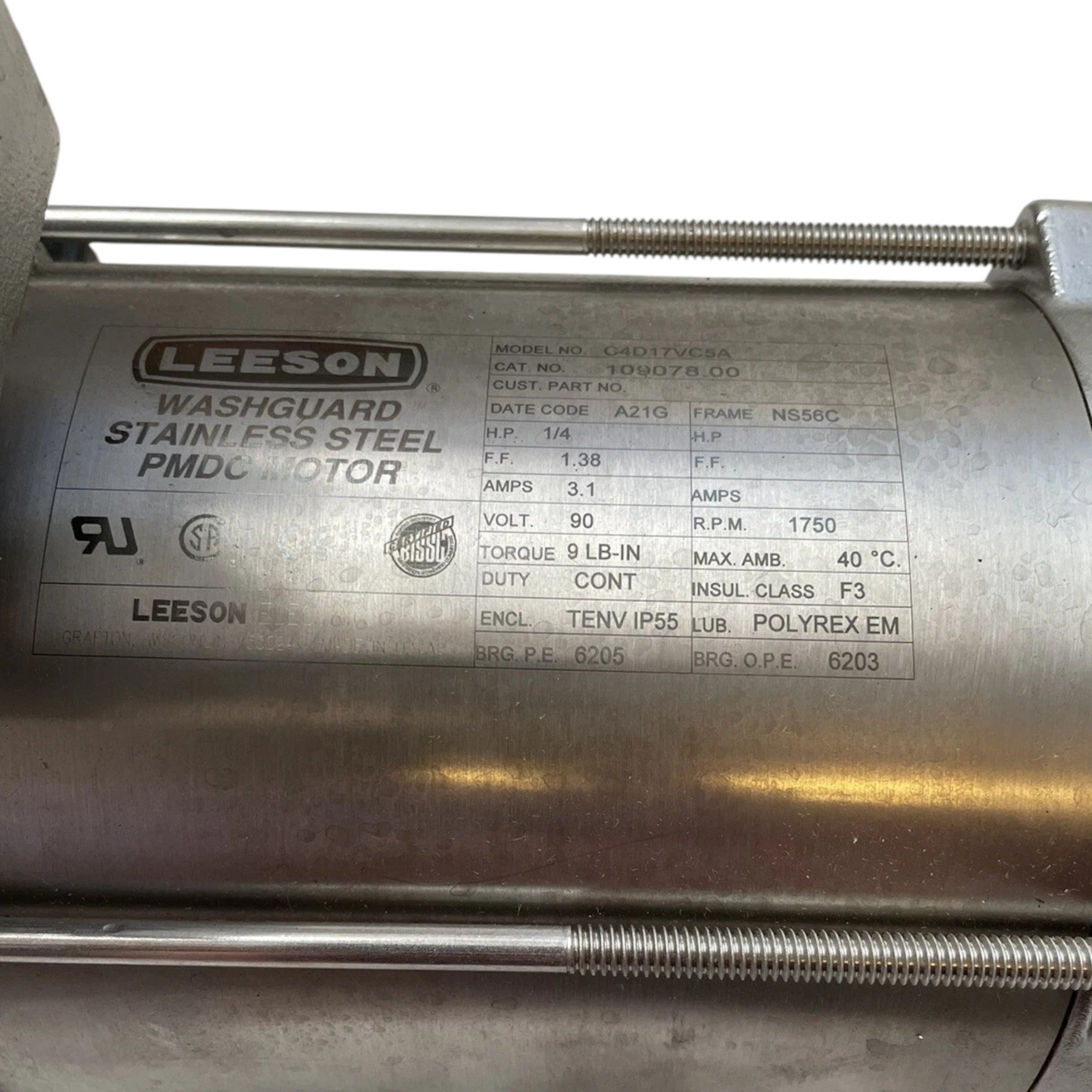 109078.00 Genuine Leeson Electric Motor