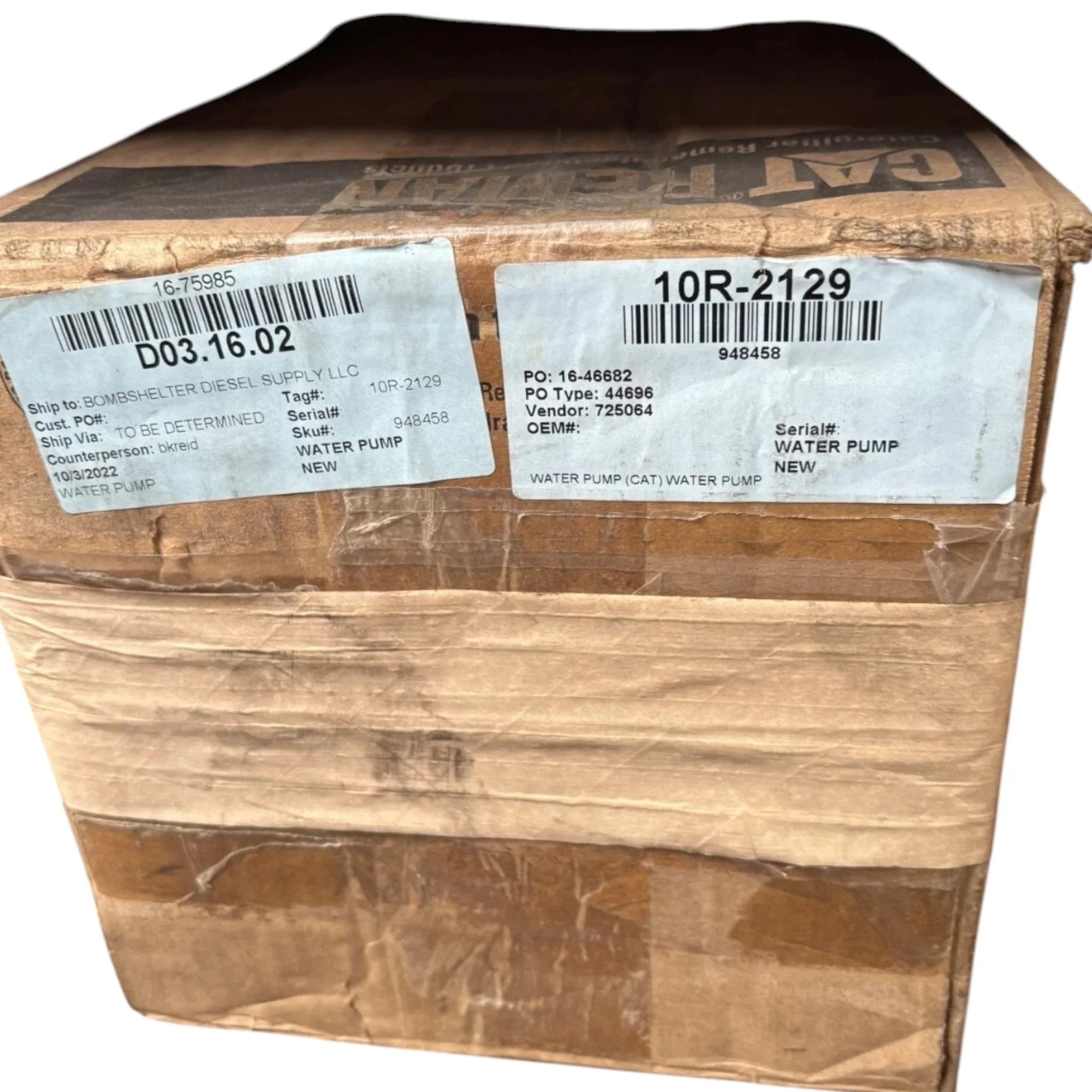 10R-2129 CAT Water Pump