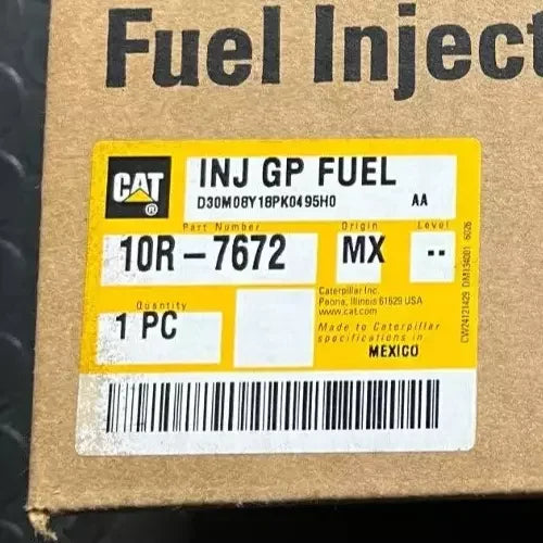 10R-7672 Genuine Caterpillar Fuel Injector