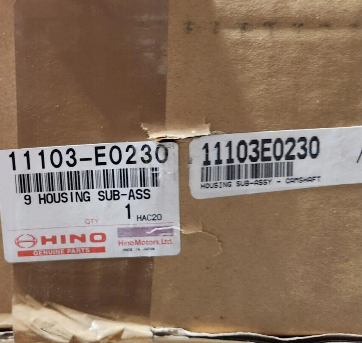 11103E0230 Genuine Hino Camshaft Housing