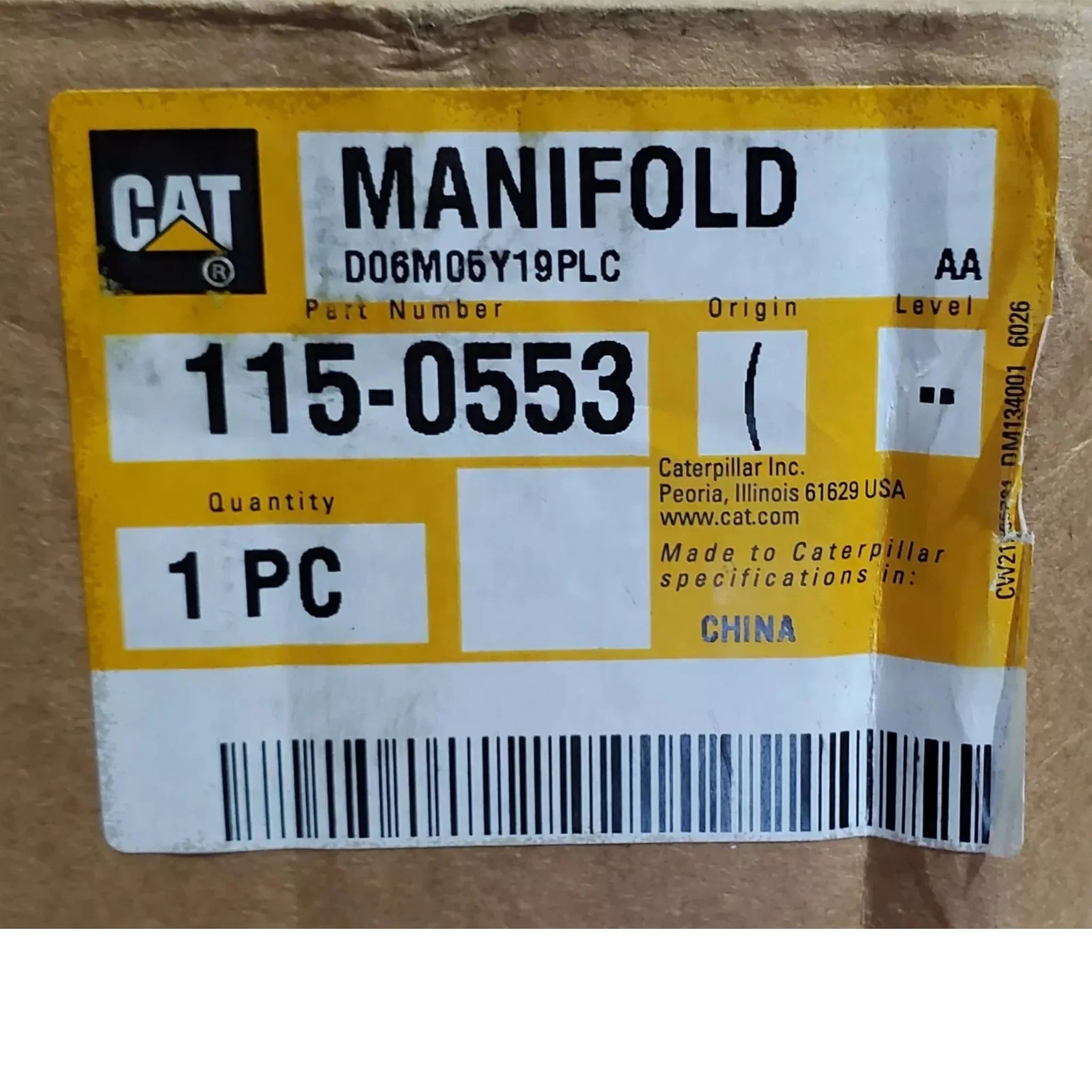 1150553 Cat Intermediate Exhaust Manifold