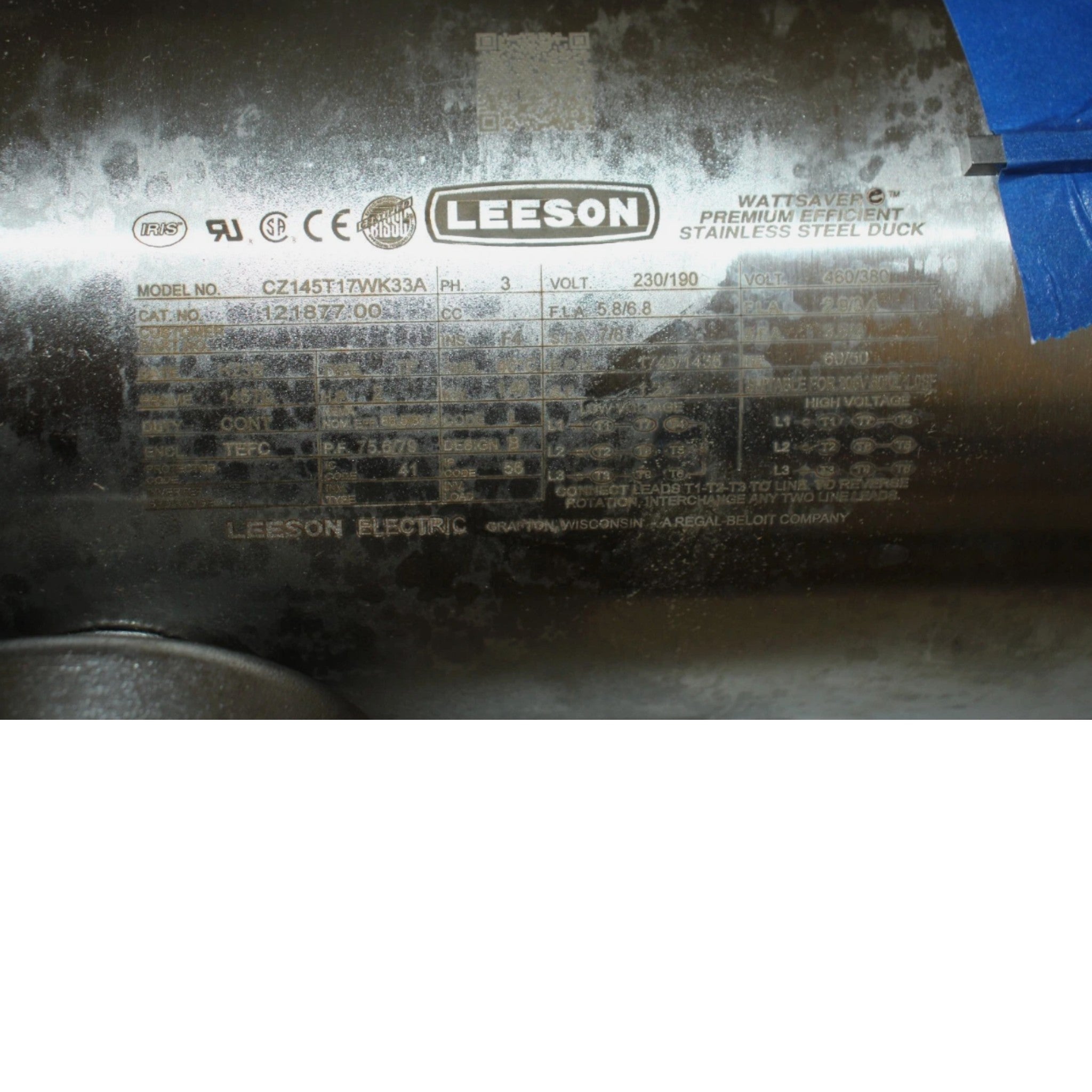 121877.00 Leeson Motor General Purpose Motor