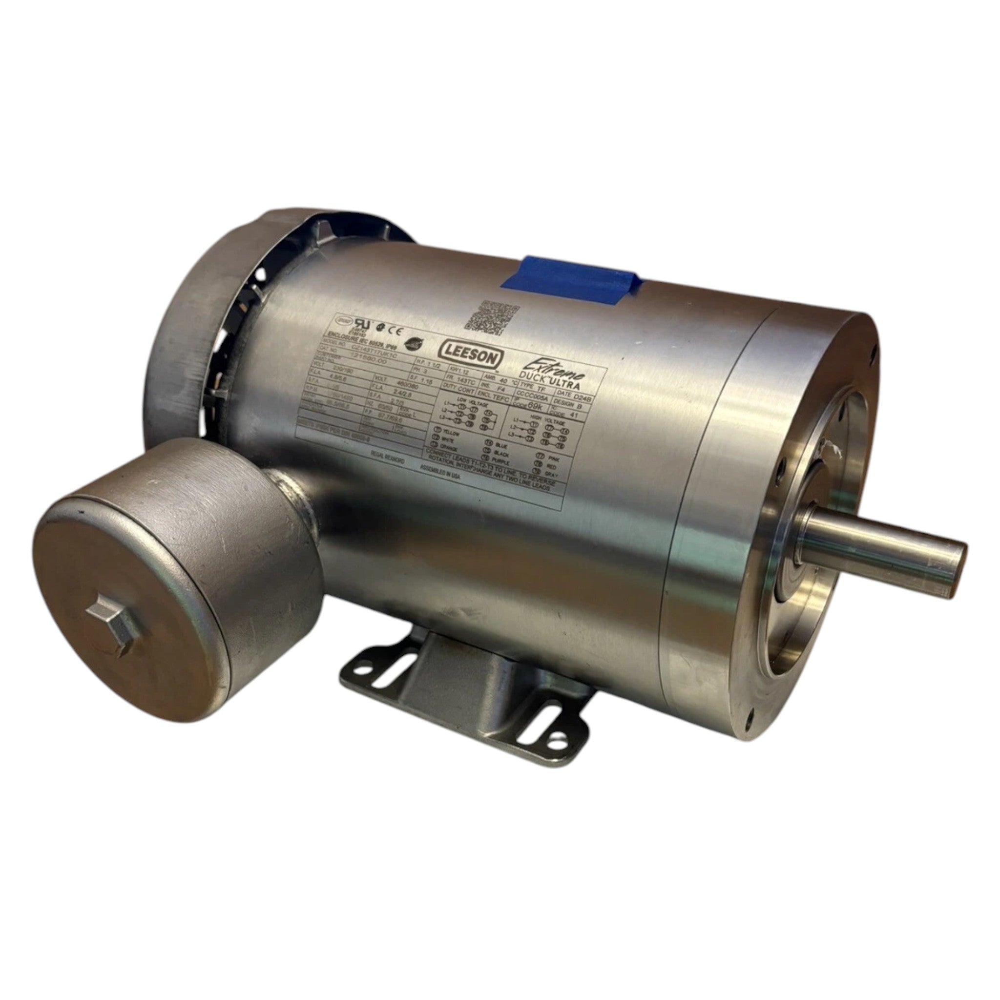 121880.00 Leeson 3ph Ultra Washdown Motor