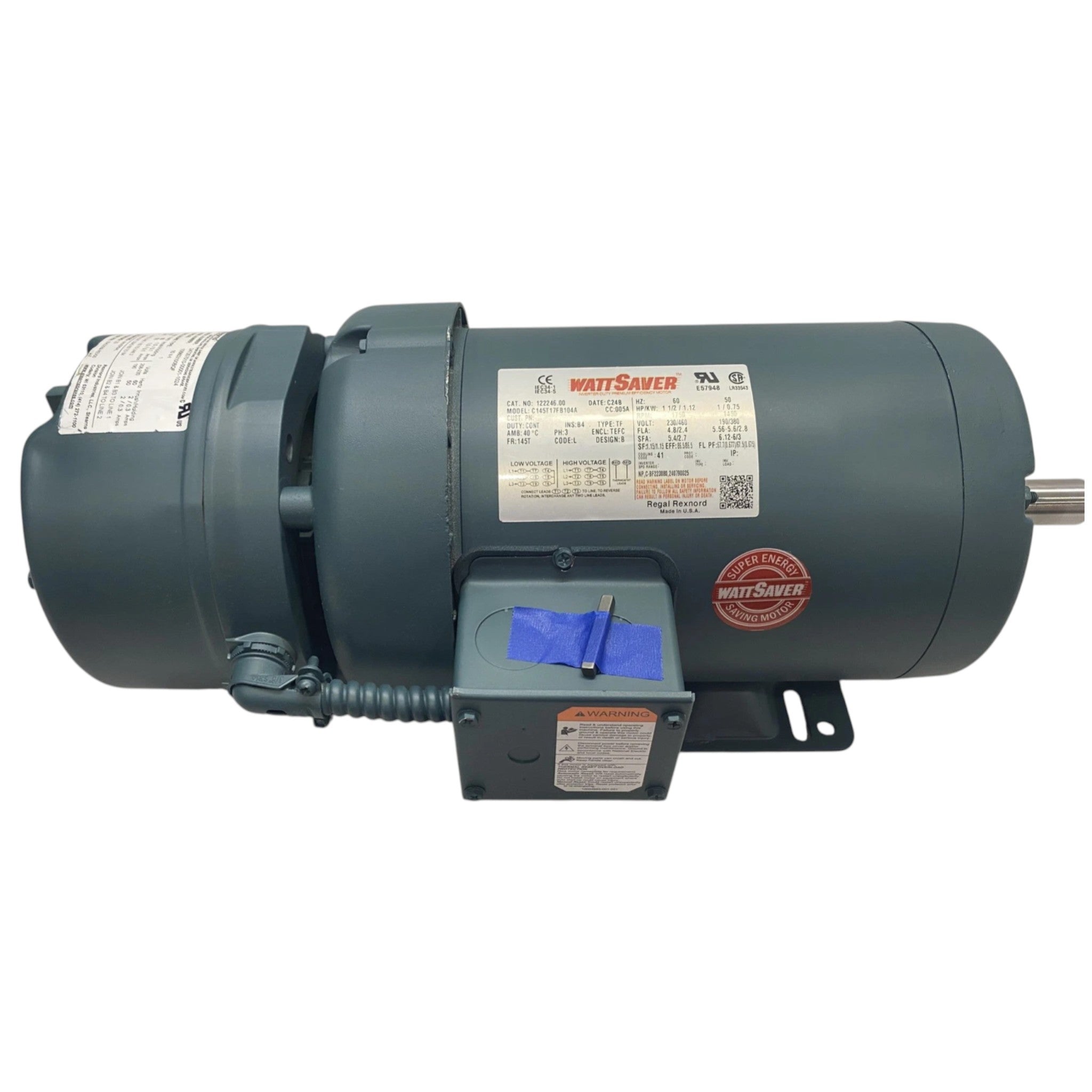 122246.00 Lesson Motor 3 Phase Enclosed