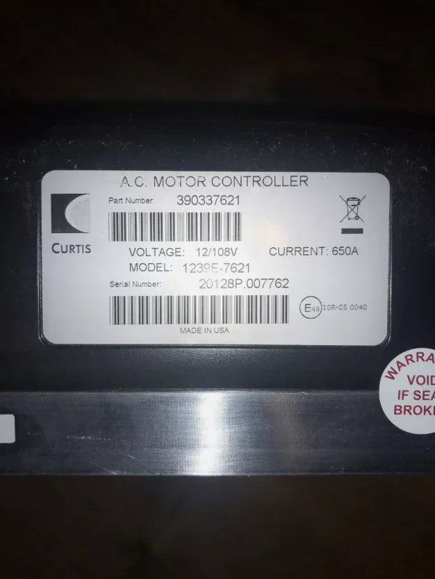 1239E-7621 Curtis AC Motor Controller