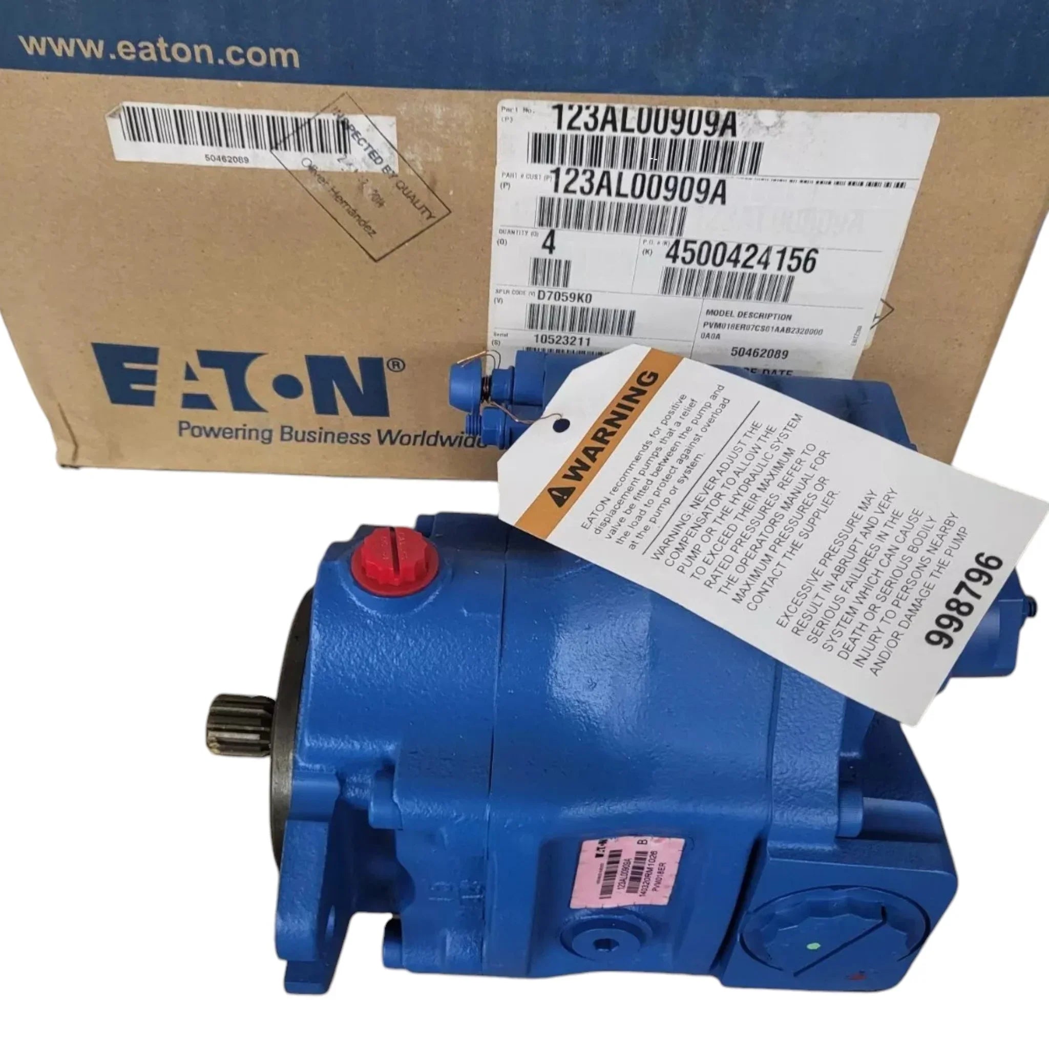 PVM018ER Genuine Eaton Hydraulic Pump