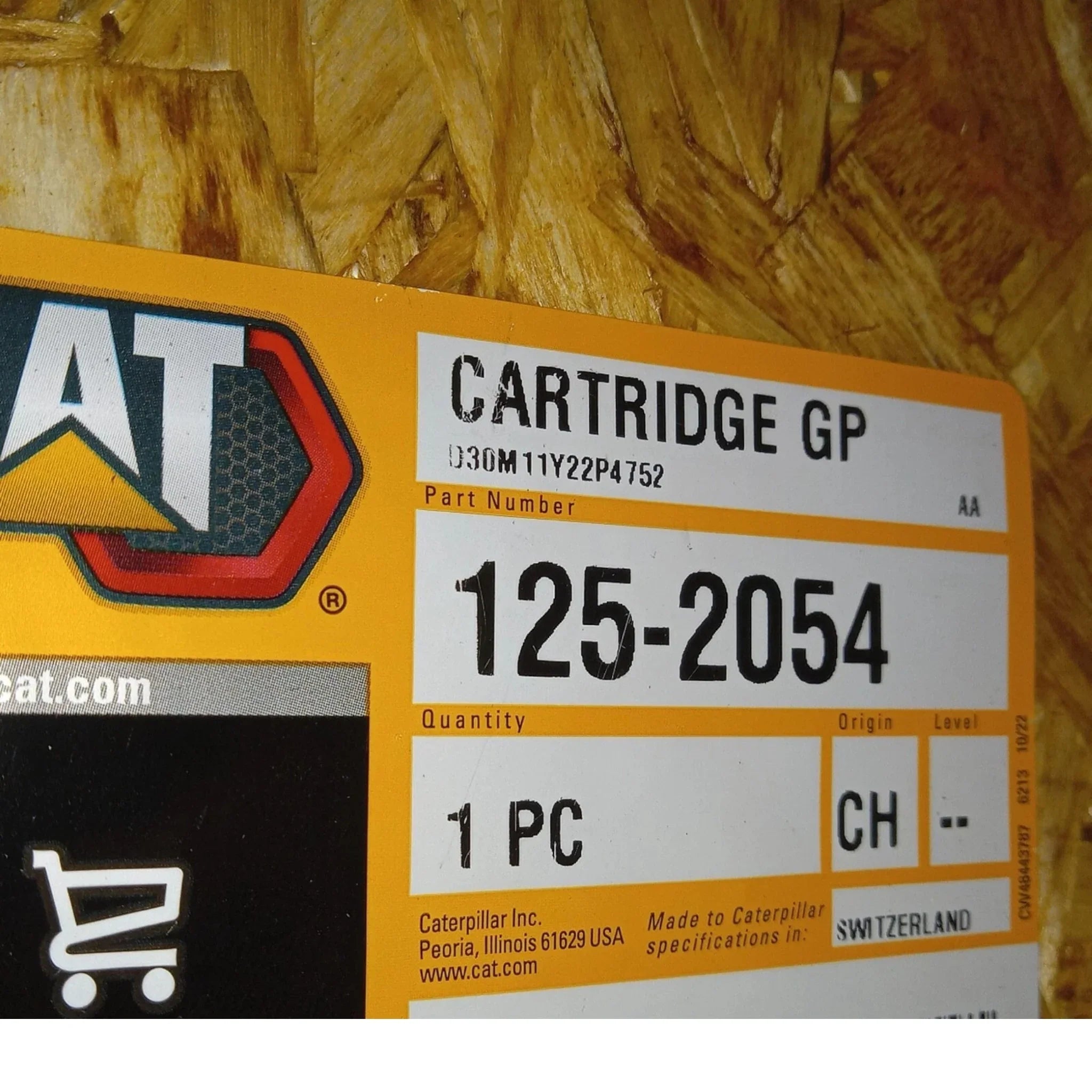 1252054 Genuine CAT Turbocharger Cartridge