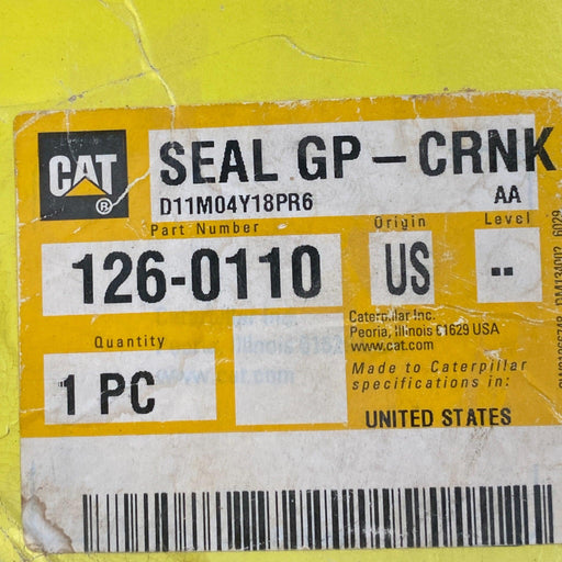 126-0110 Genuine Cat Front Crankshaft Seal - ADVANCED TRUCK PARTS