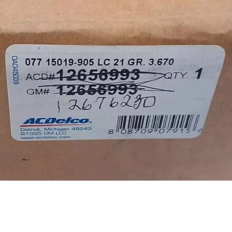 12704477 Genuine GM ECM Engine Control Module