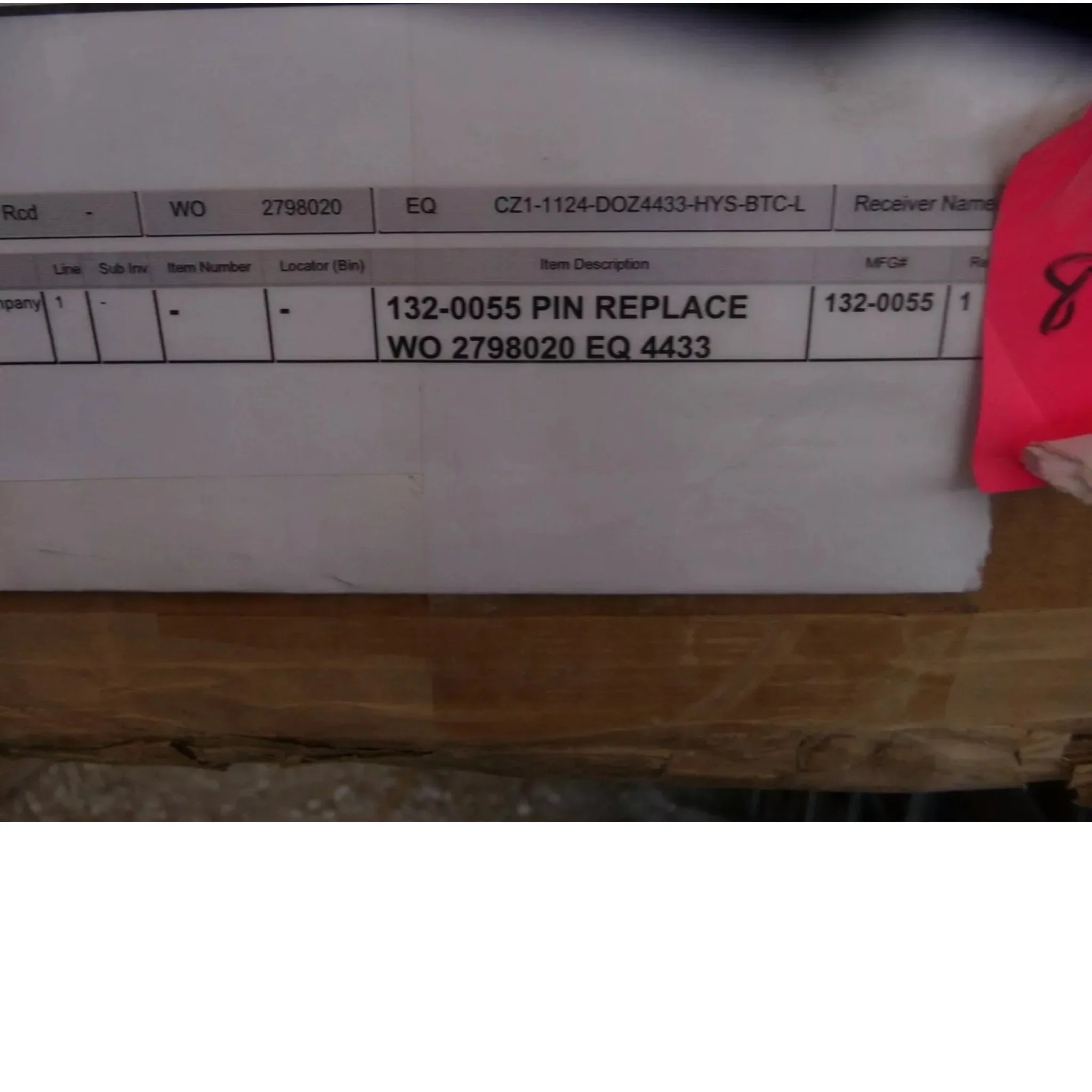 1320055 CAT Outside Diameter Linkage Pin