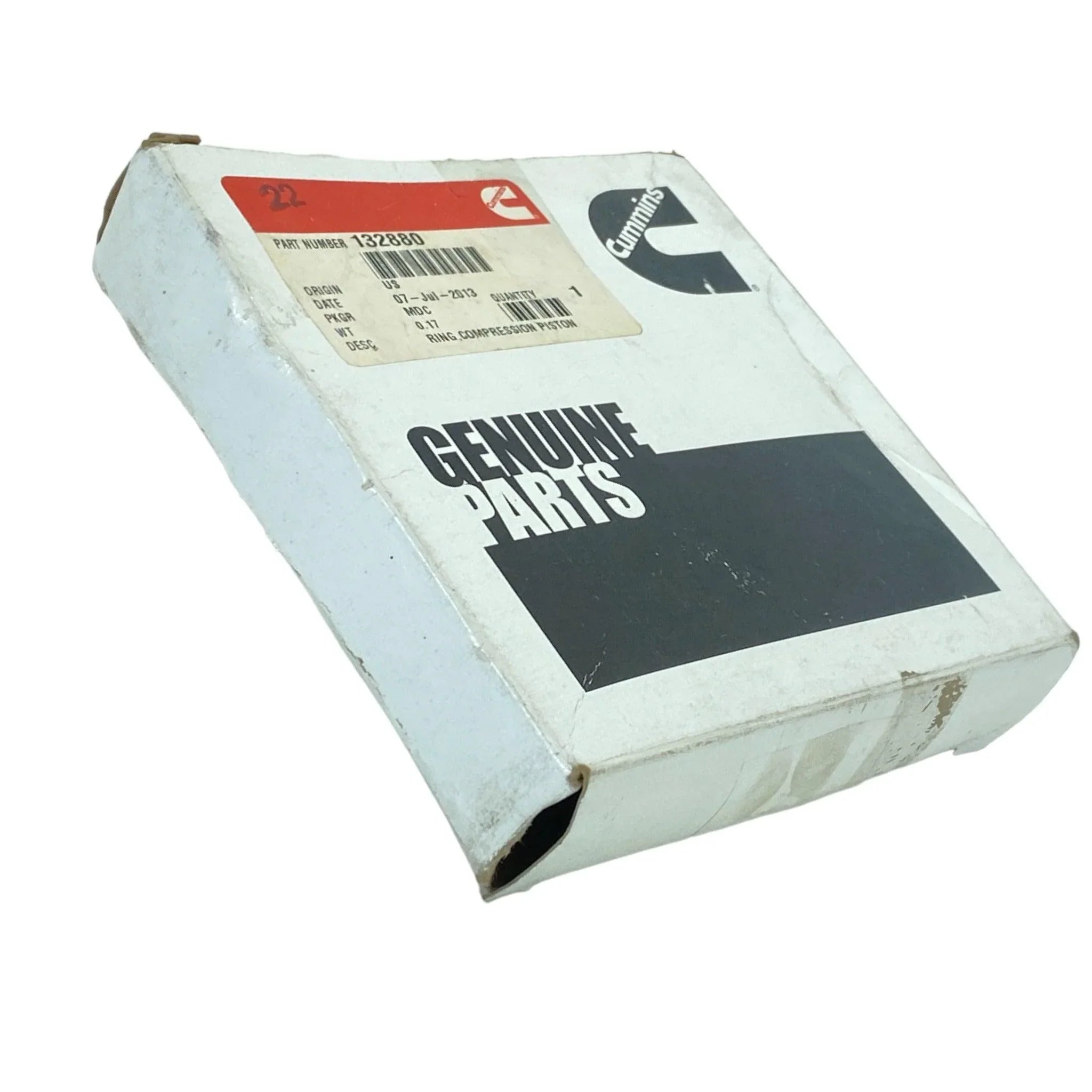 132880 Genuine Cummins Compression Piston Ring