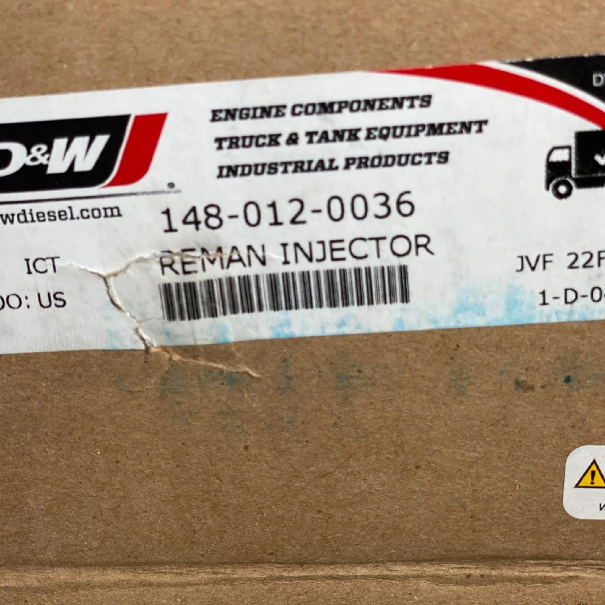 148-012-0036 D&W Diesel Caterpillar Cat Eui Injector For Cat 3406 Cat C15