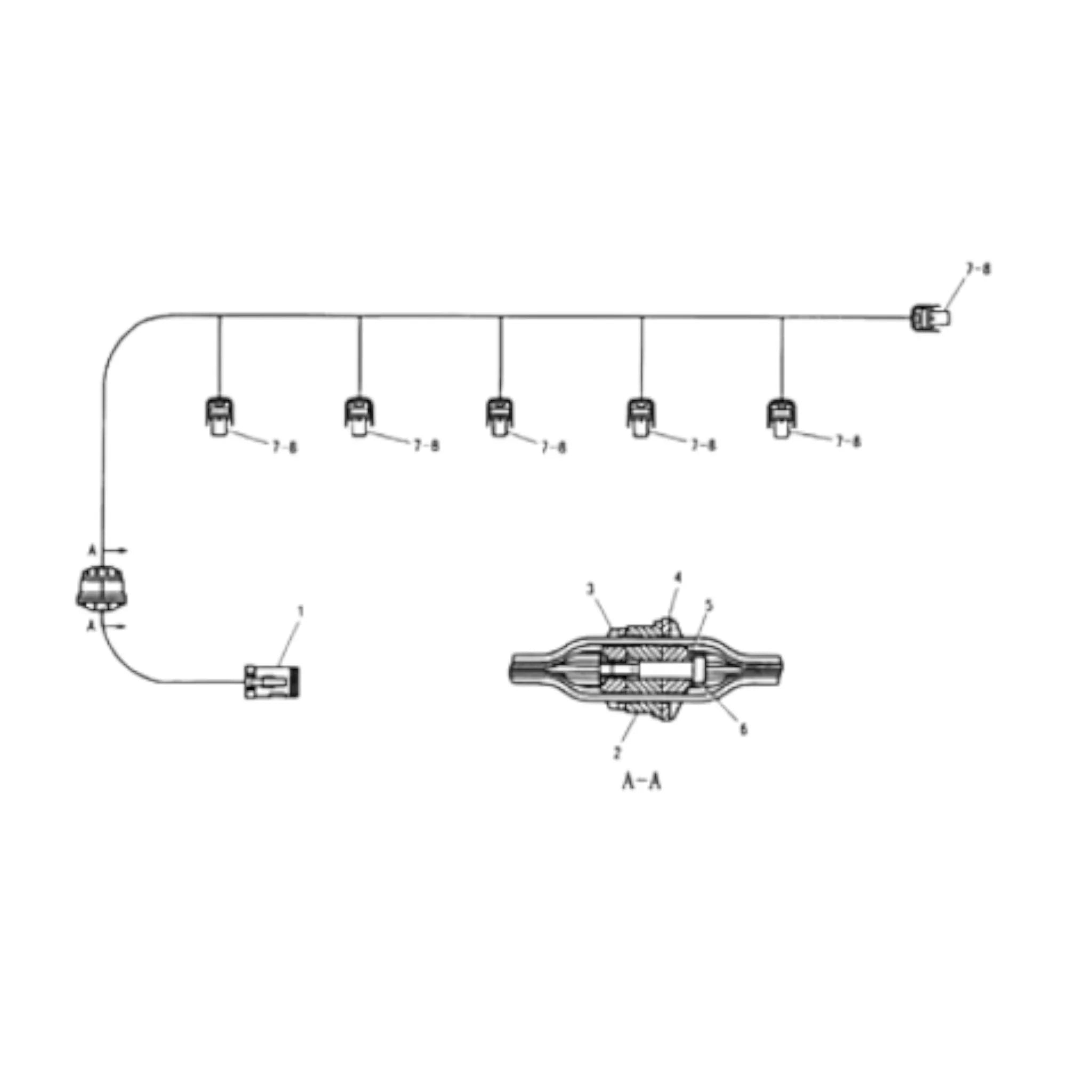 1538920 CAT Electronic Control Wiring Harness