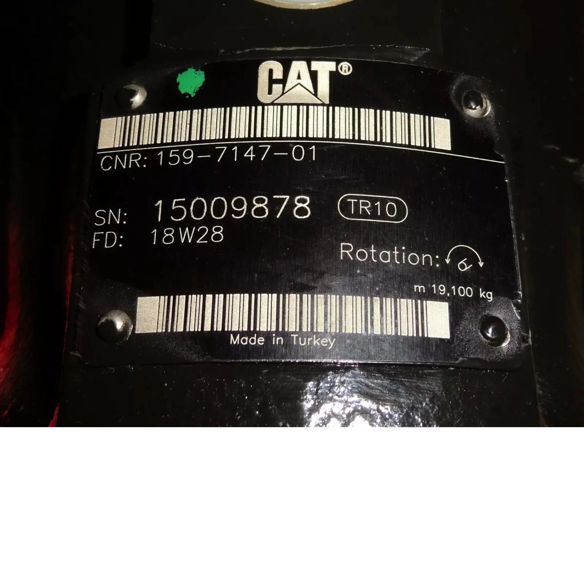 1597147 Caterpiller Hydraulic Motor