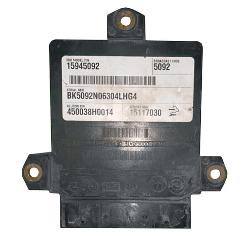 15945092 Genuine Allison® Tcm Transmission Control Module Used - ADVANCED TRUCK PARTS