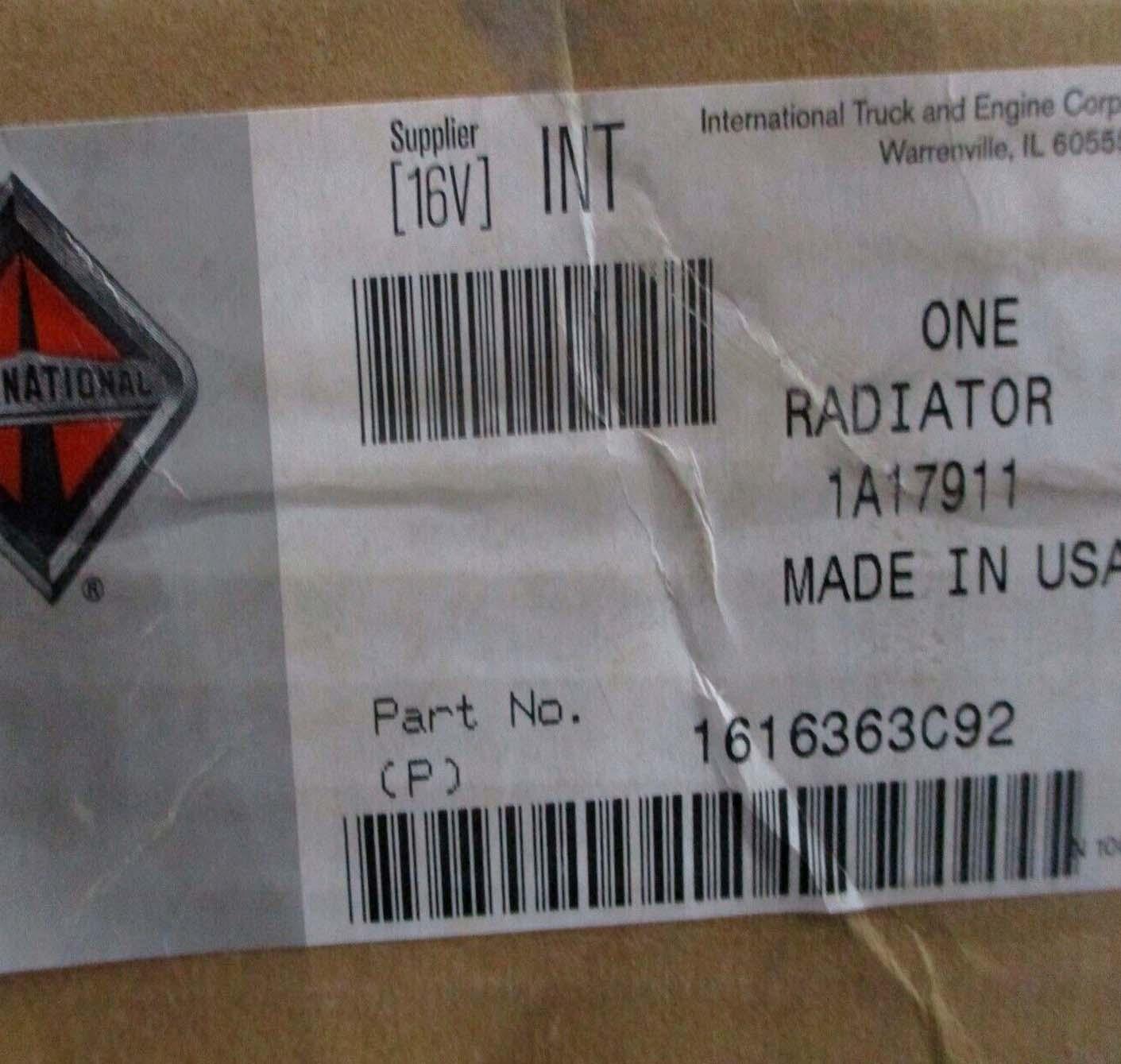 1616363C92 Genuine International Radiator*