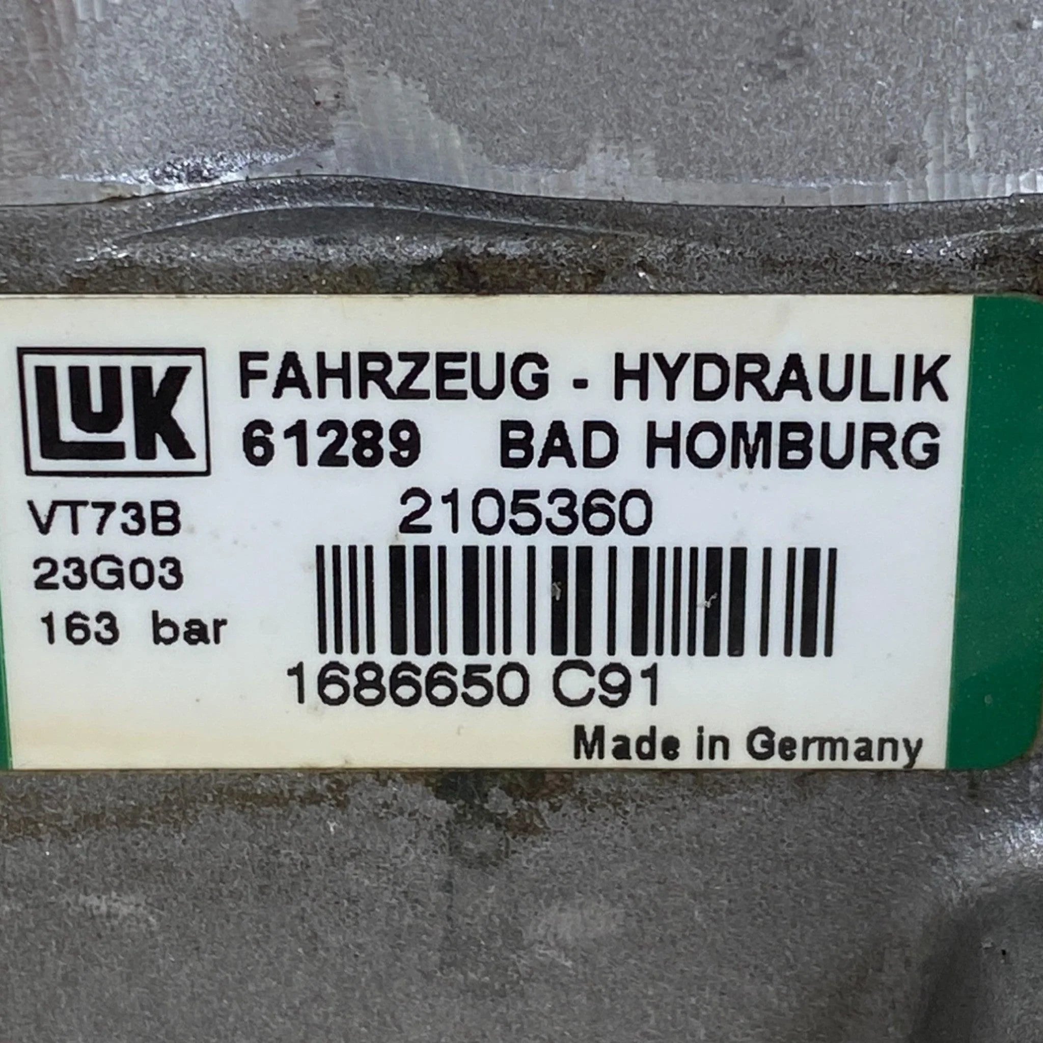 1686650C91 Genuine Luk Power Steering Pump