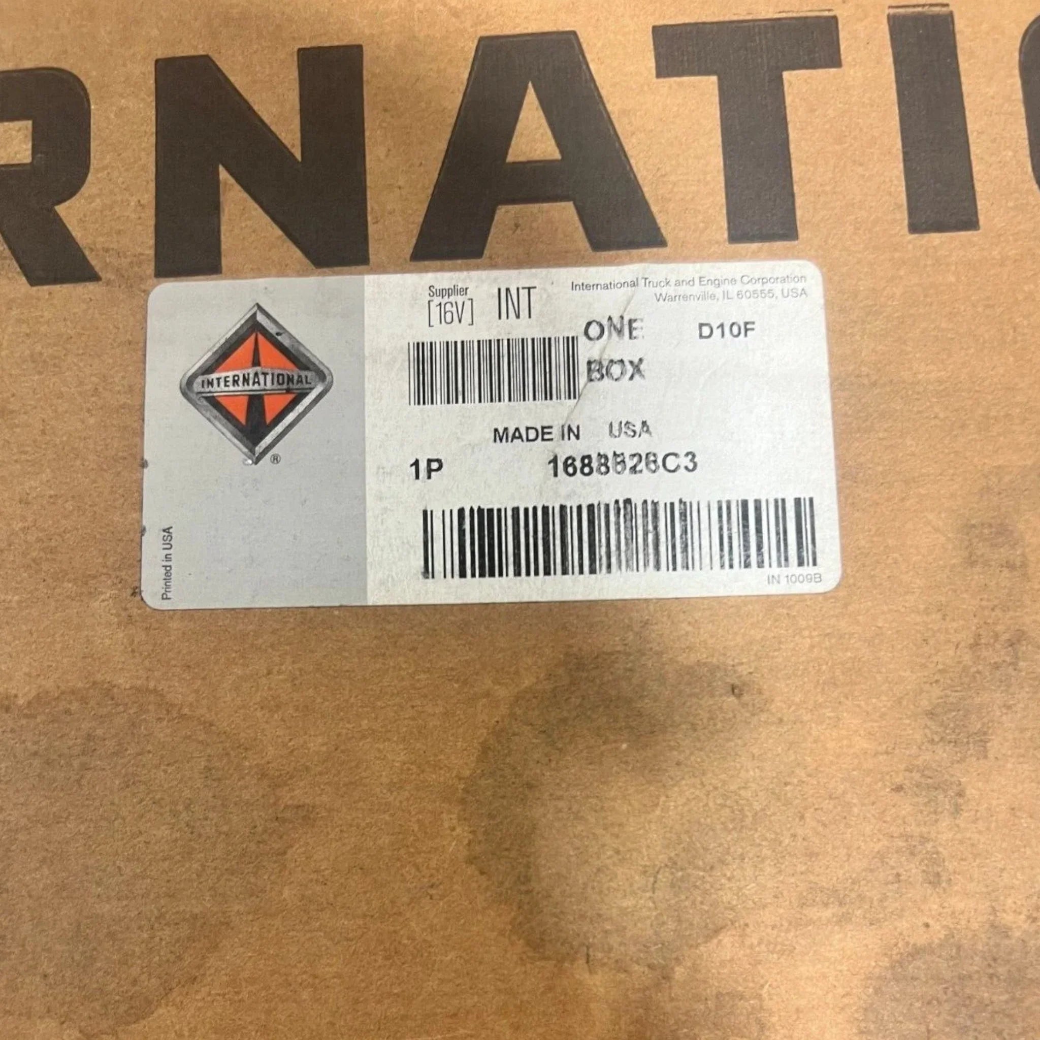 1688626C3 Genuine International Air Cleaner Inlet Elbow