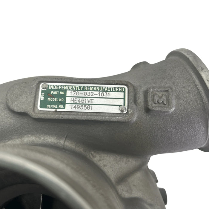 170-032-1631 D&W Turbocharger HE451VE