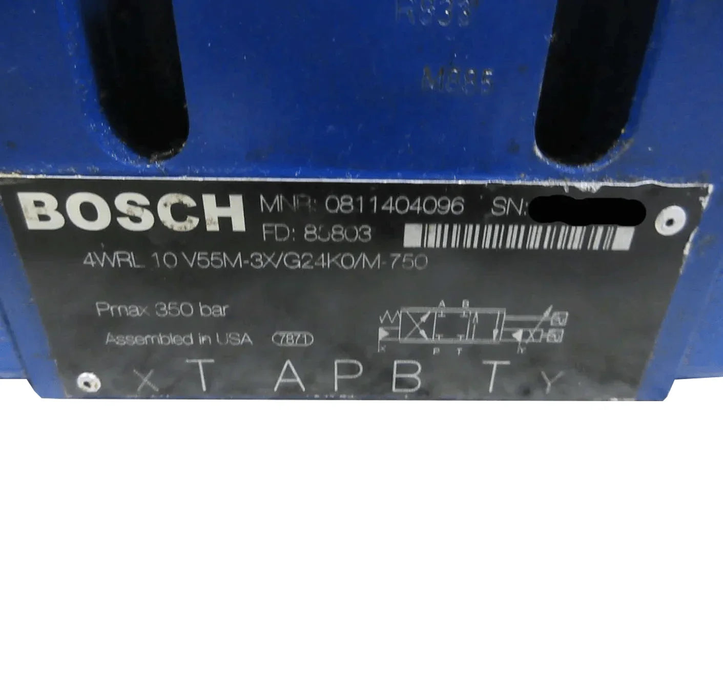 1815109216 Genuine Bosch Rexroth Control Valve
