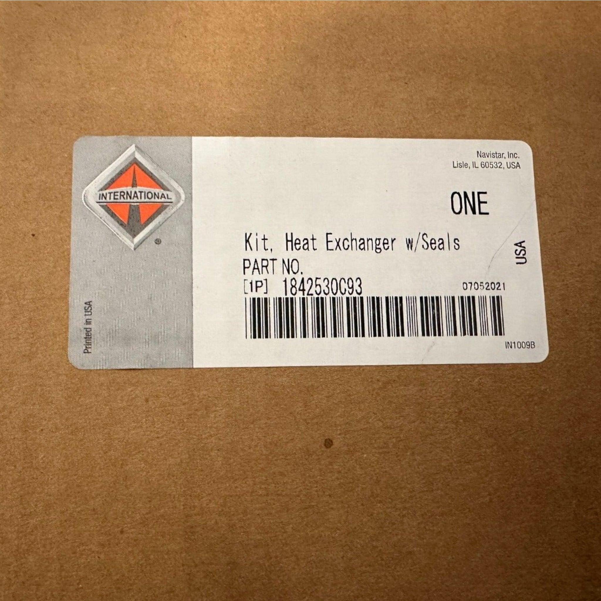1842530C91 Genuine International Oil Cooler Heat Exchanger Kit