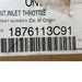 1876113C91 Genuine International Throttle Inlet Valve